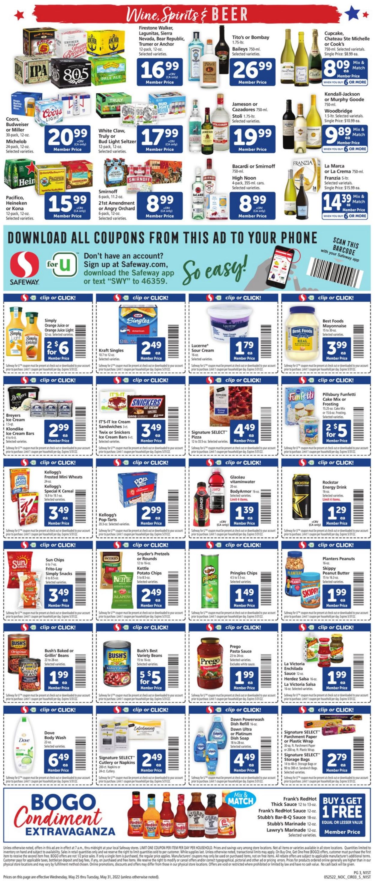 Catalogue Safeway from 05/25/2022
