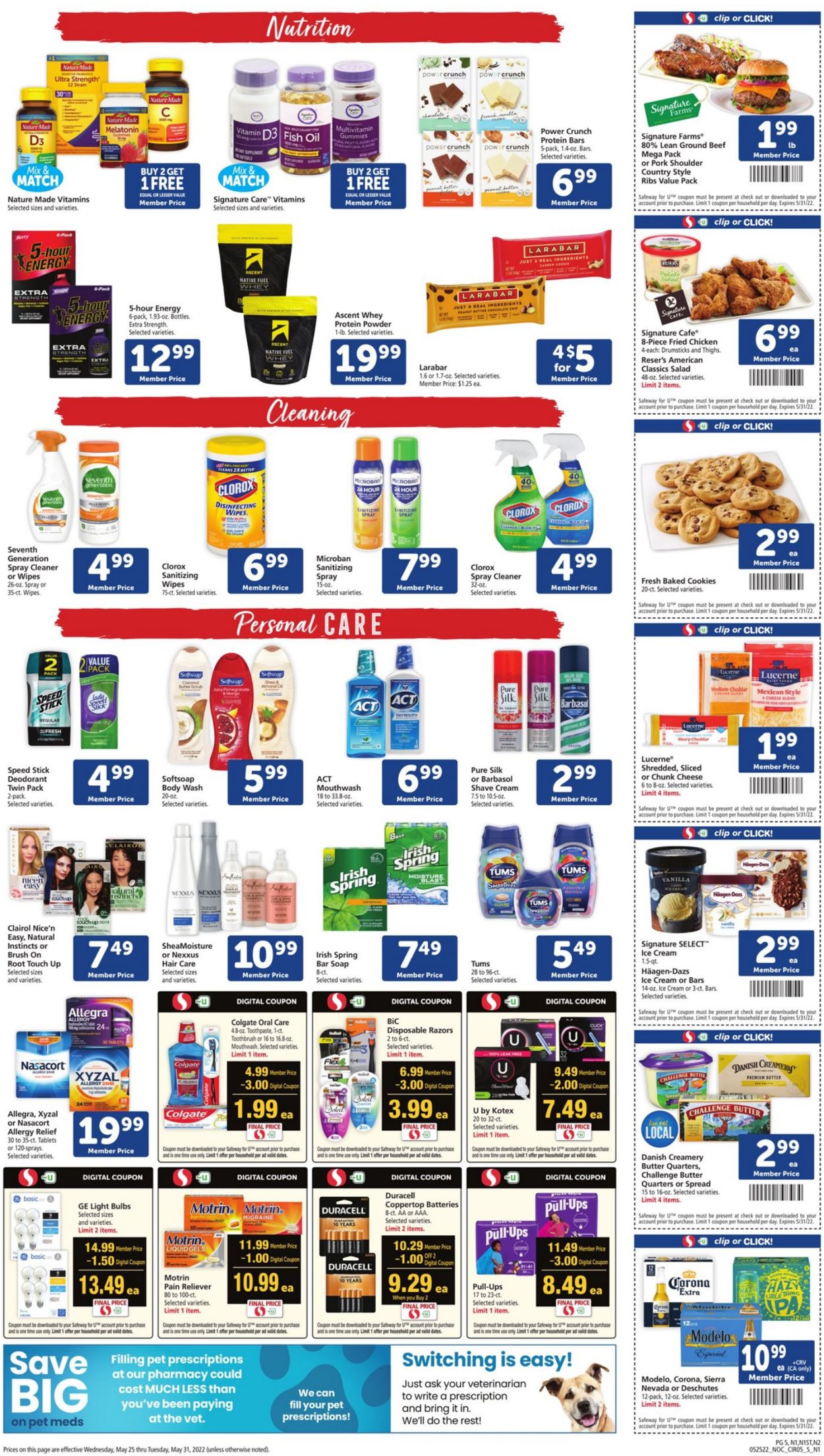 Catalogue Safeway from 05/25/2022