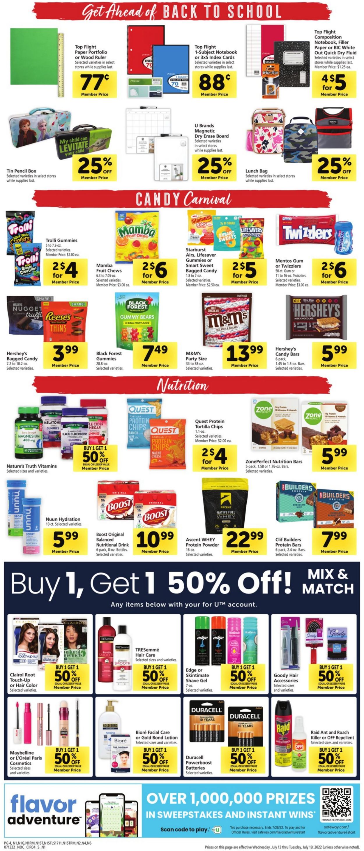 Catalogue Safeway from 07/13/2022