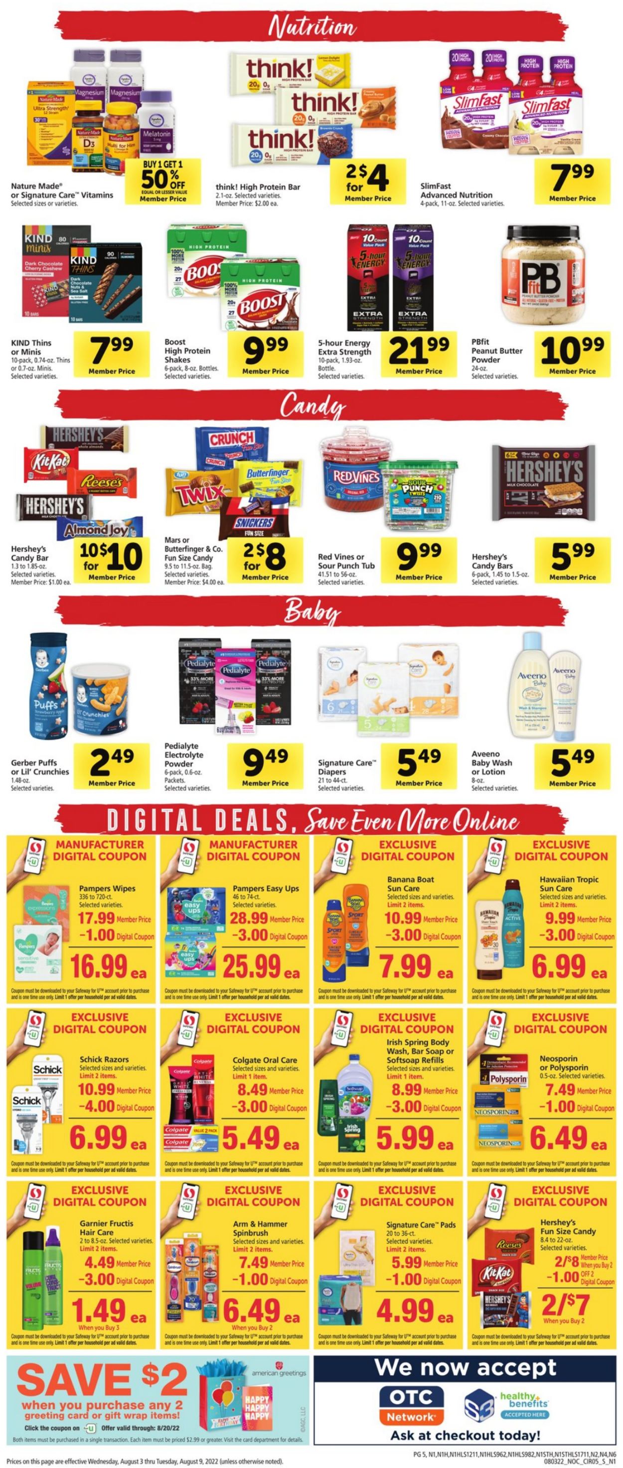 Catalogue Safeway from 08/03/2022