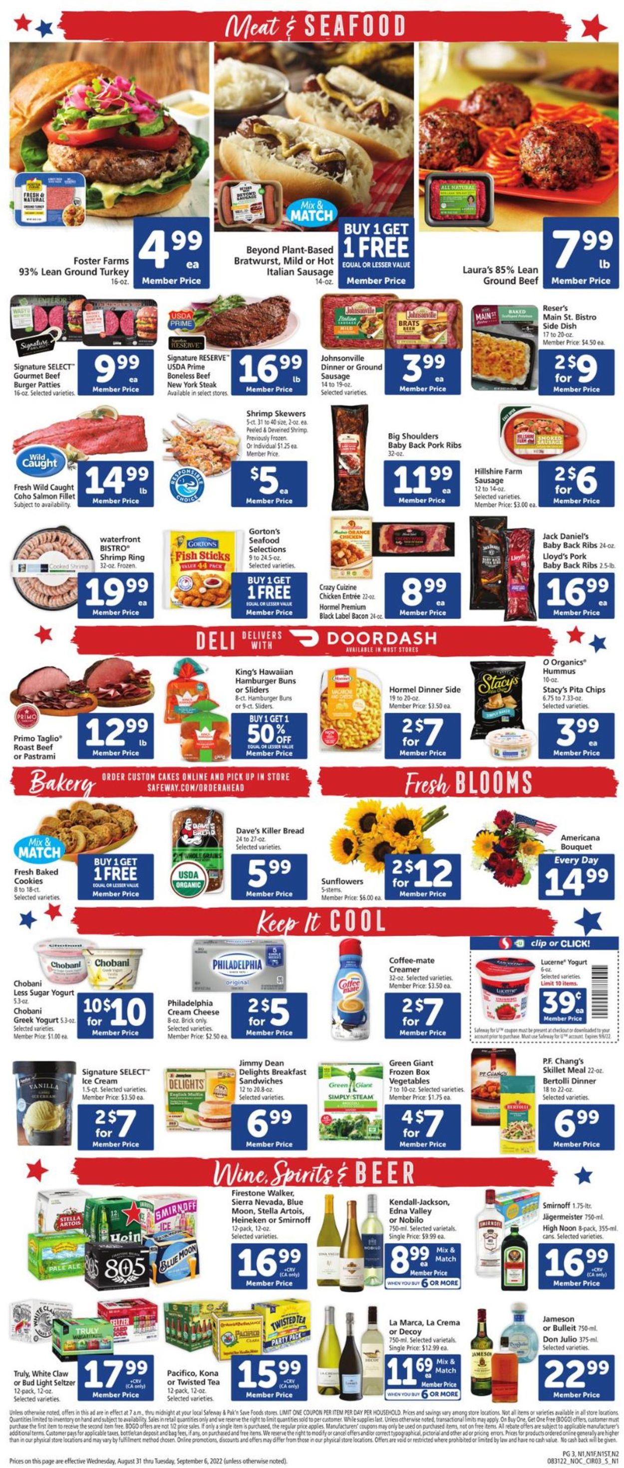 Catalogue Safeway from 08/31/2022
