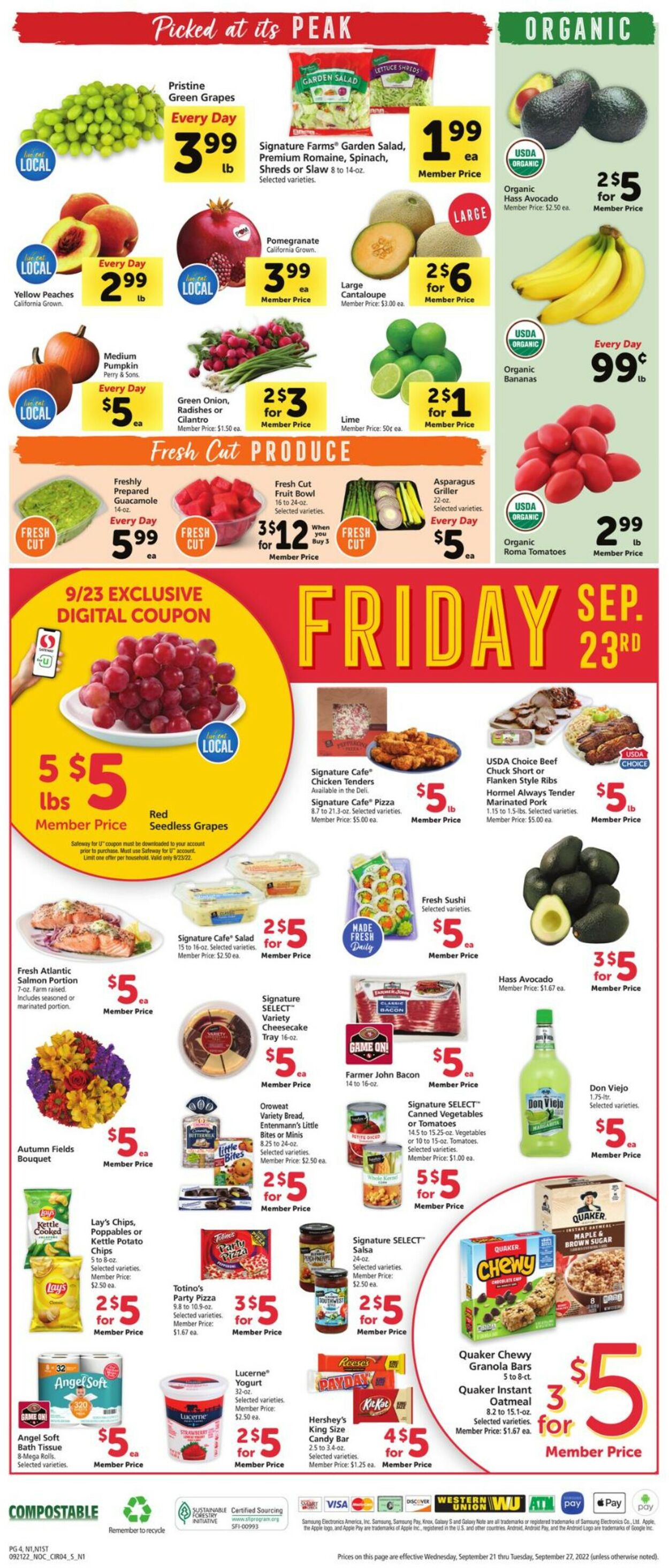 Catalogue Safeway from 09/21/2022