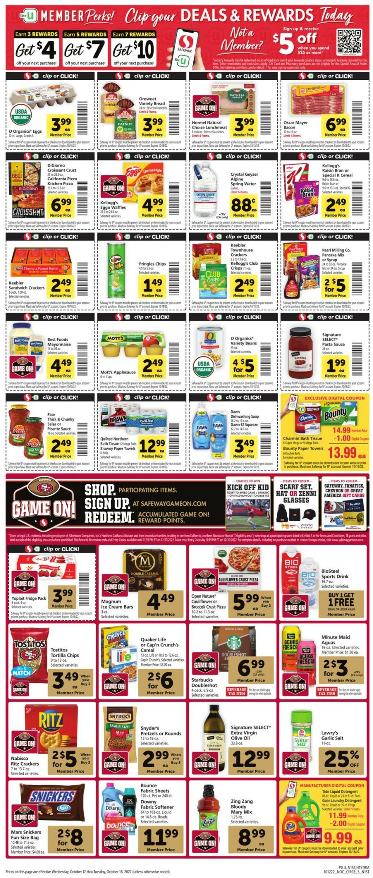 Catalogue Safeway from 10/12/2022