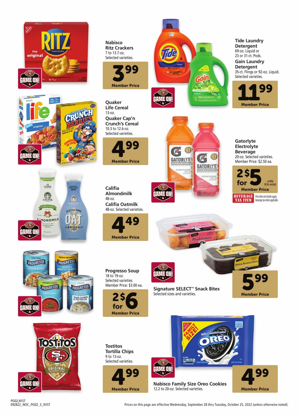 Catalogue Safeway from 09/28/2022