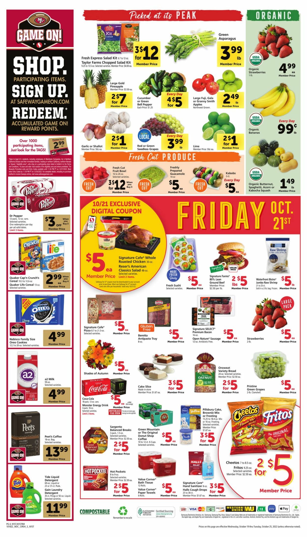 Catalogue Safeway from 10/19/2022