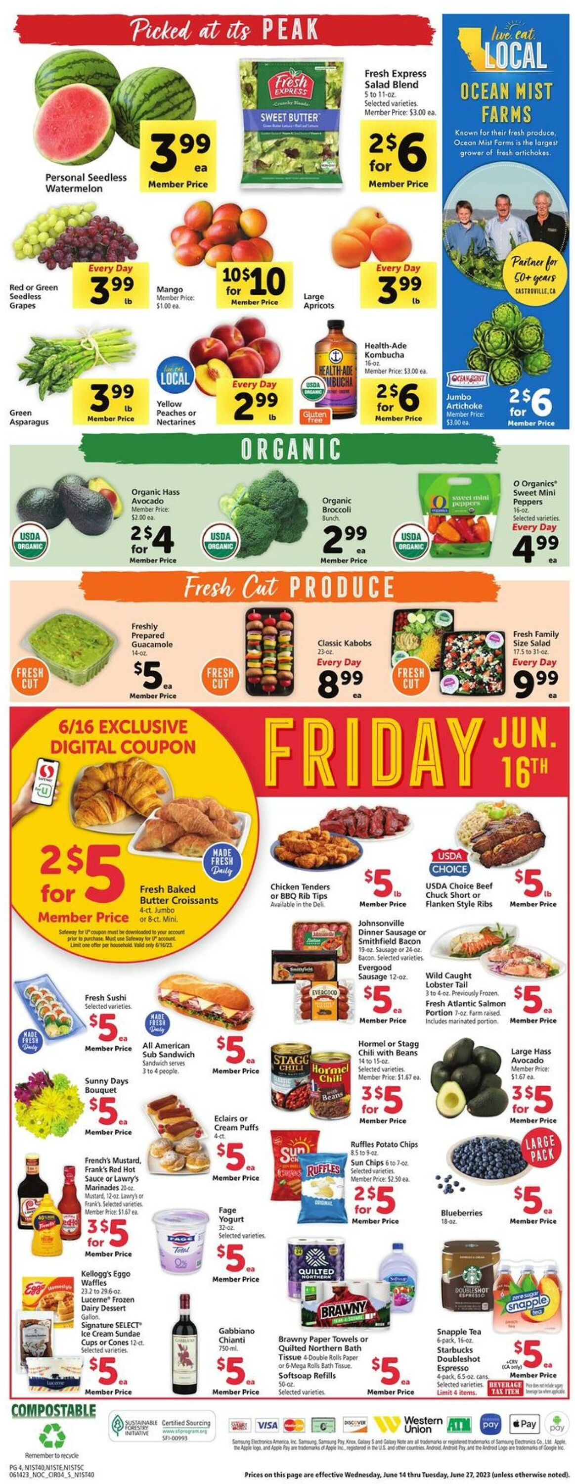 Catalogue Safeway from 06/14/2023