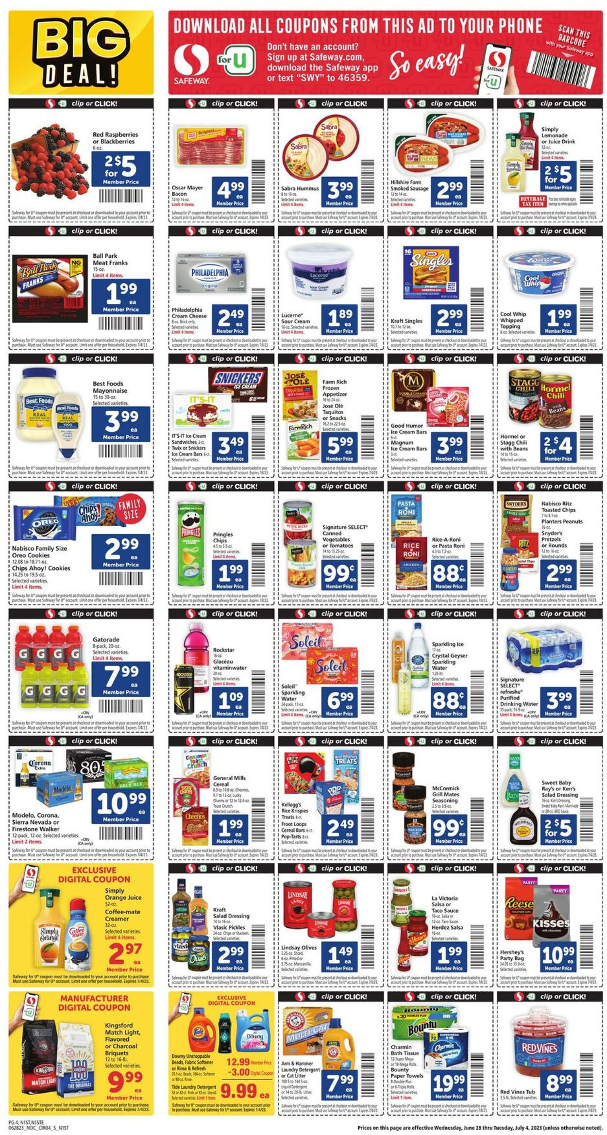 Catalogue Safeway from 06/28/2023