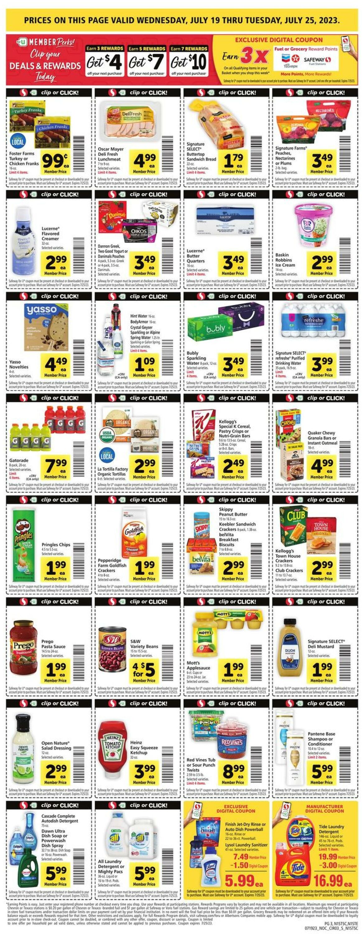 Catalogue Safeway from 07/19/2023