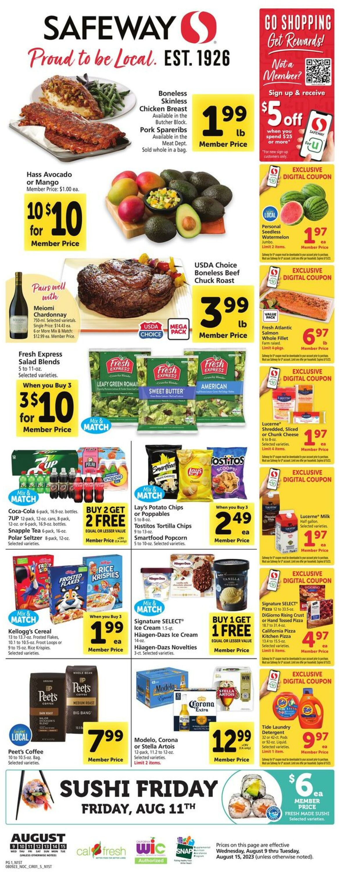 Catalogue Safeway from 08/09/2023