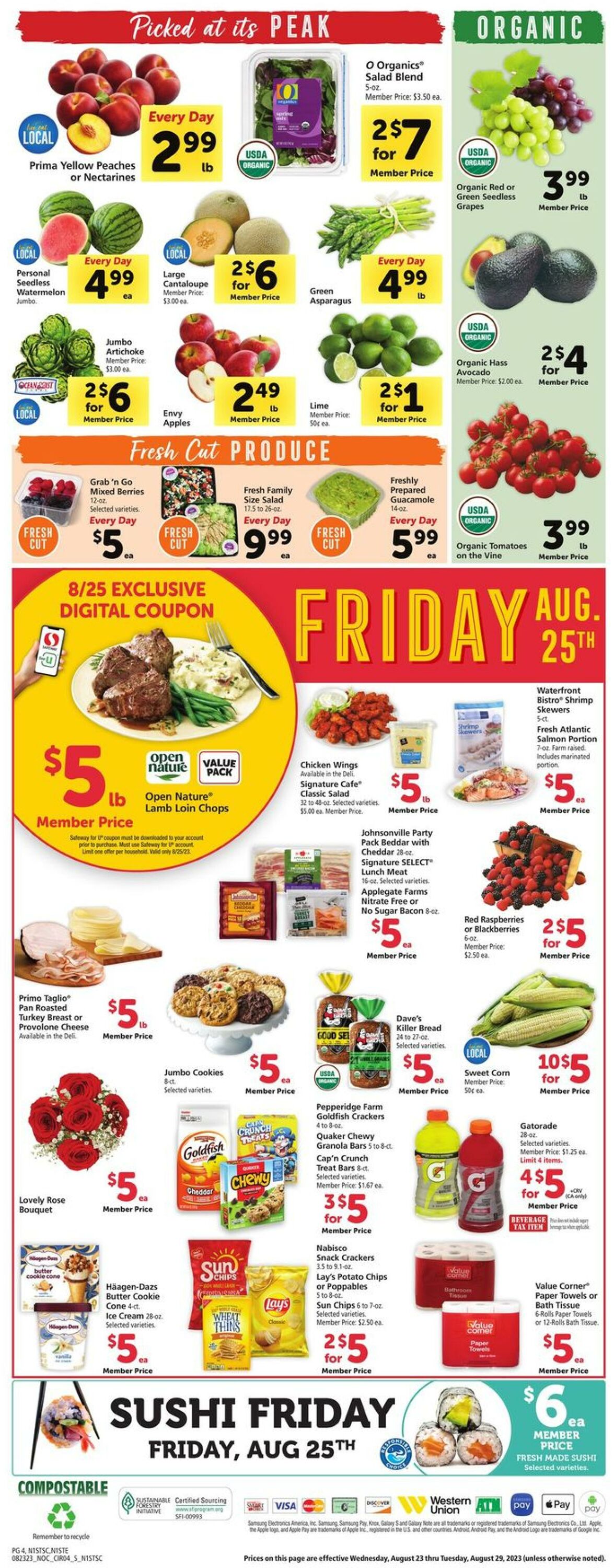 Catalogue Safeway from 08/23/2023