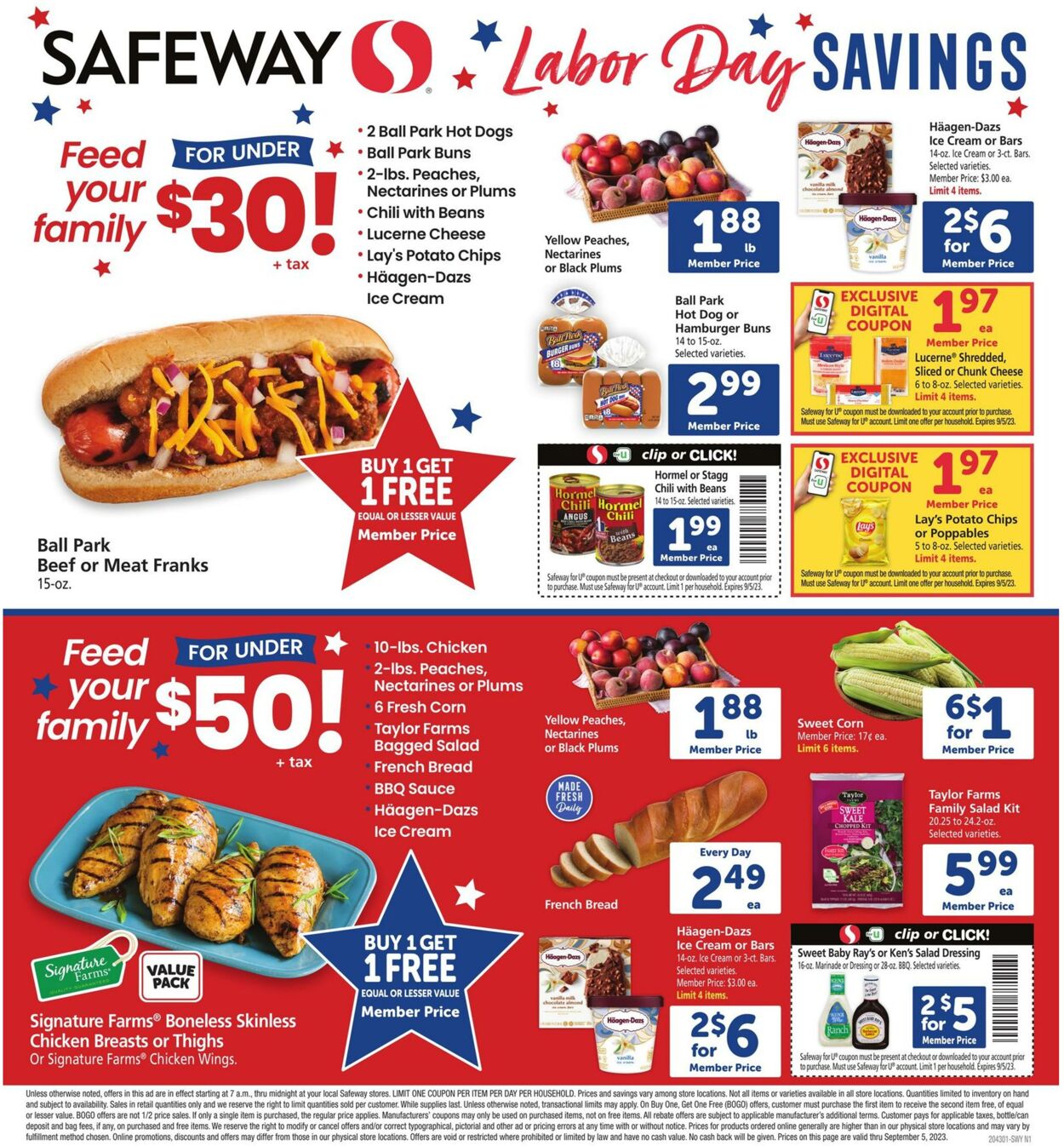 Catalogue Safeway from 08/30/2023