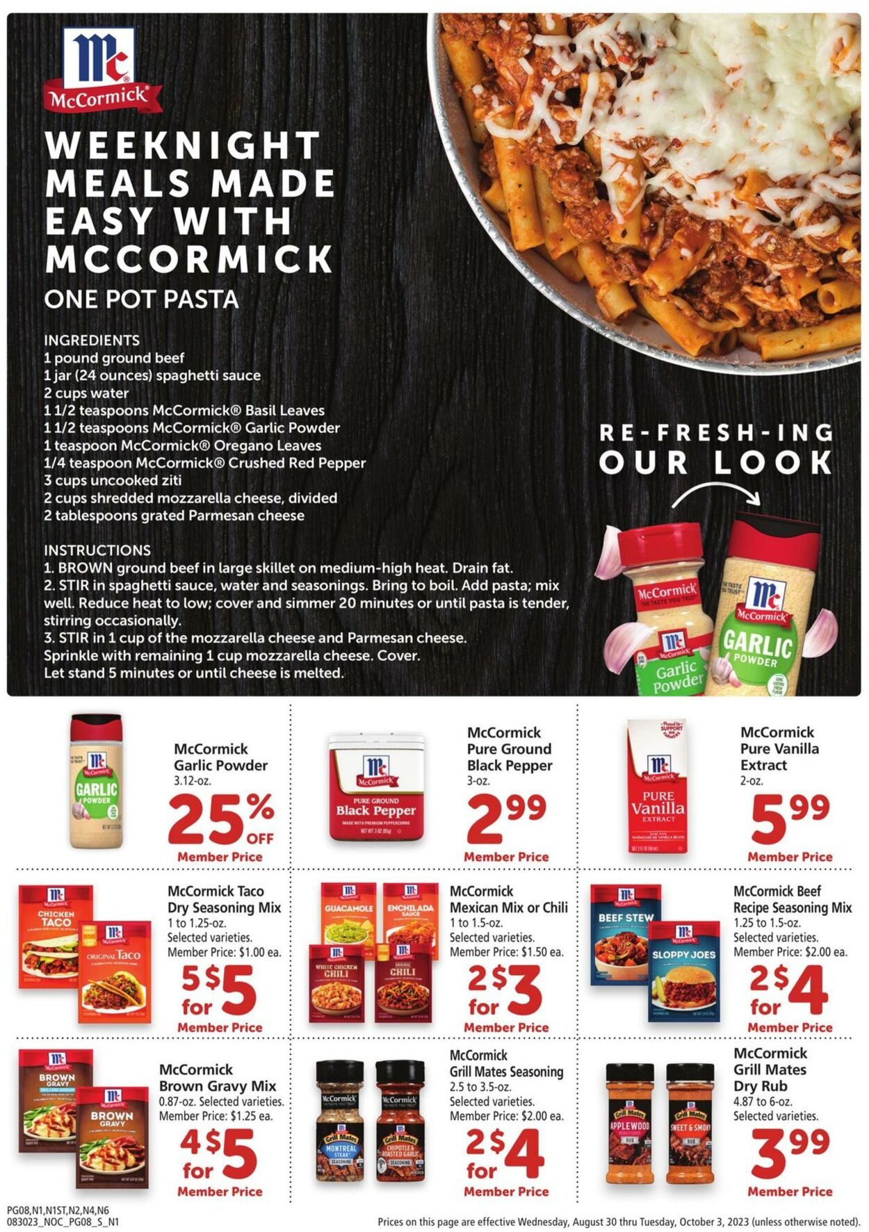 Catalogue Safeway from 08/30/2023