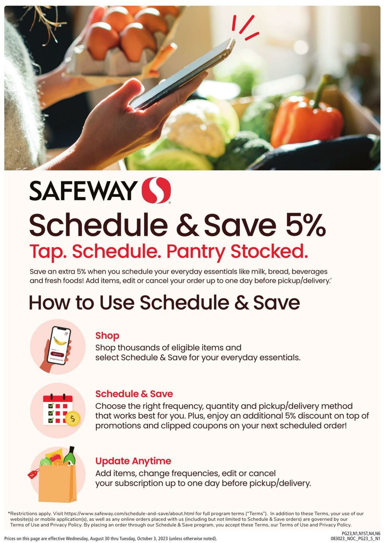 Catalogue Safeway from 08/30/2023