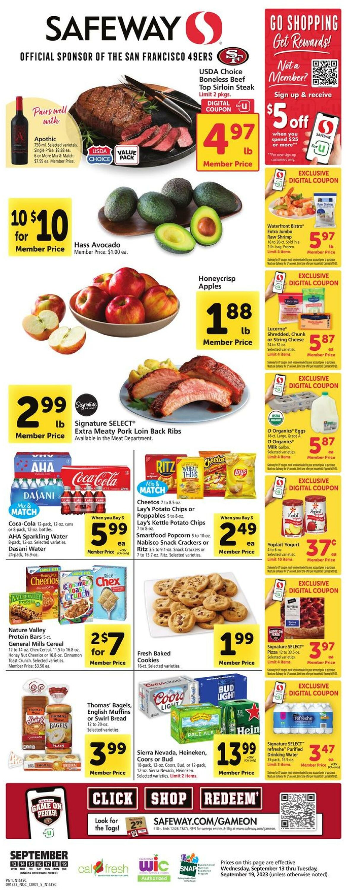 Catalogue Safeway from 09/13/2023