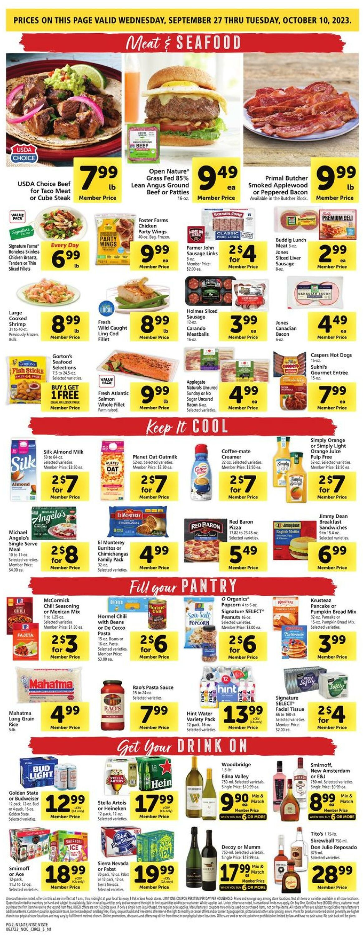 Catalogue Safeway from 09/27/2023