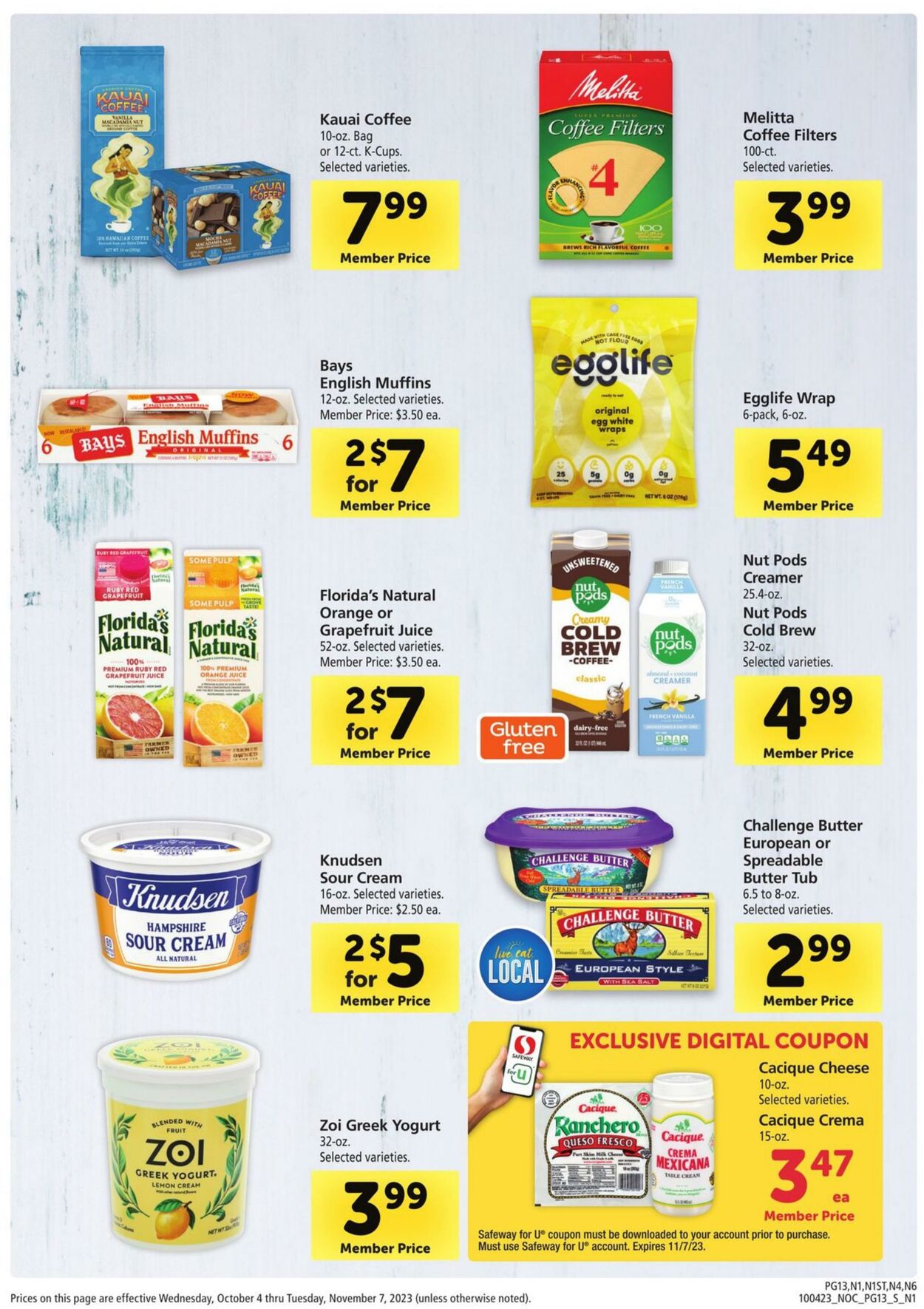 Catalogue Safeway from 10/04/2023