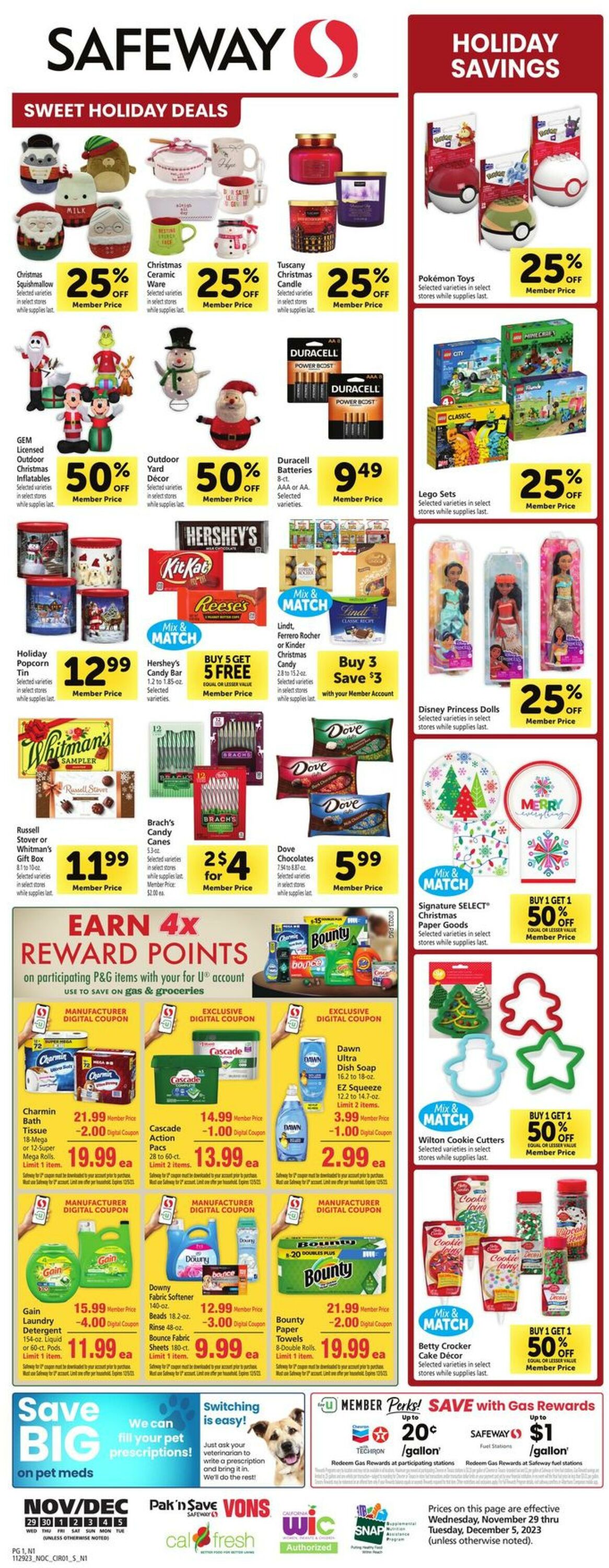 Catalogue Safeway from 11/29/2023