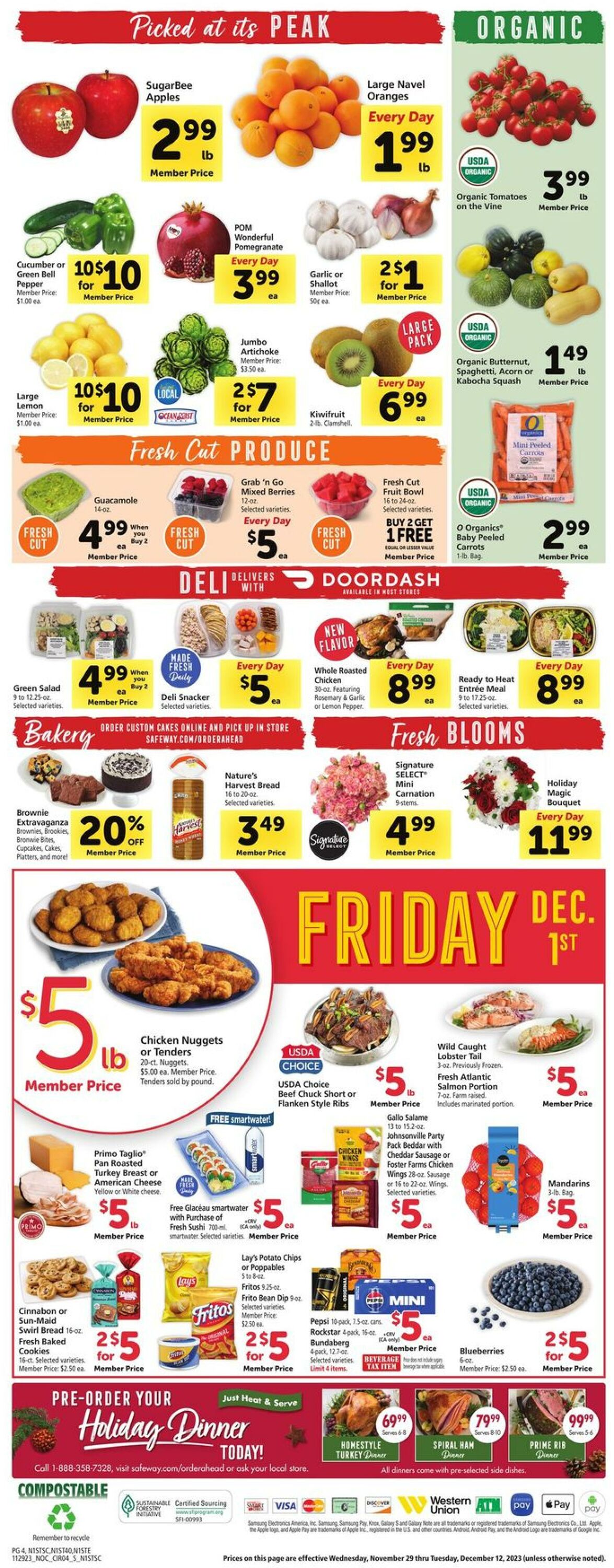 Catalogue Safeway from 11/29/2023