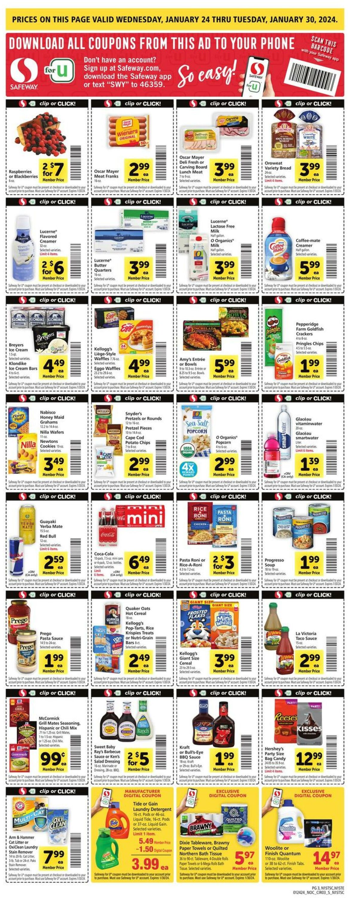 Catalogue Safeway from 01/24/2024