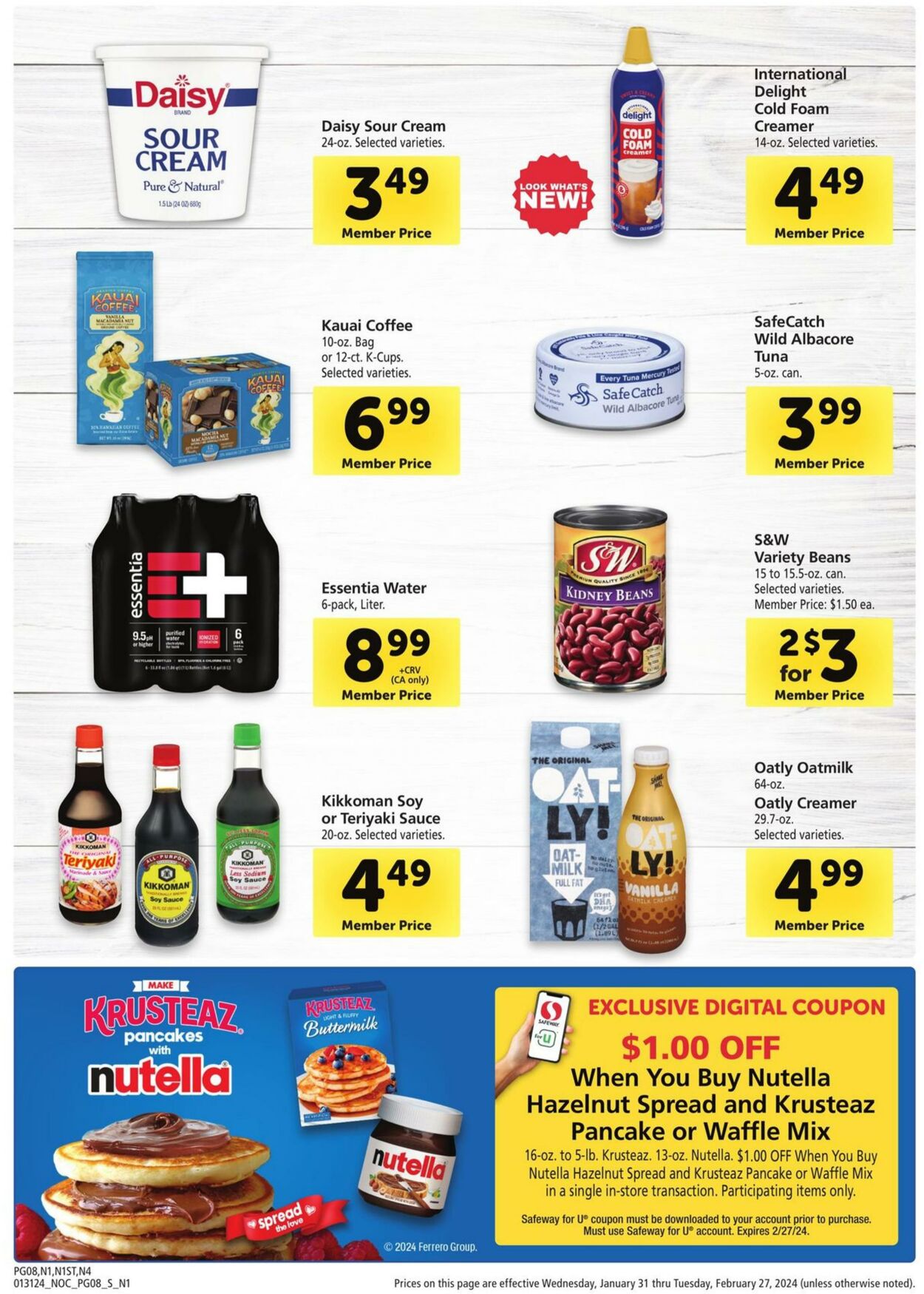 Catalogue Safeway from 01/31/2024