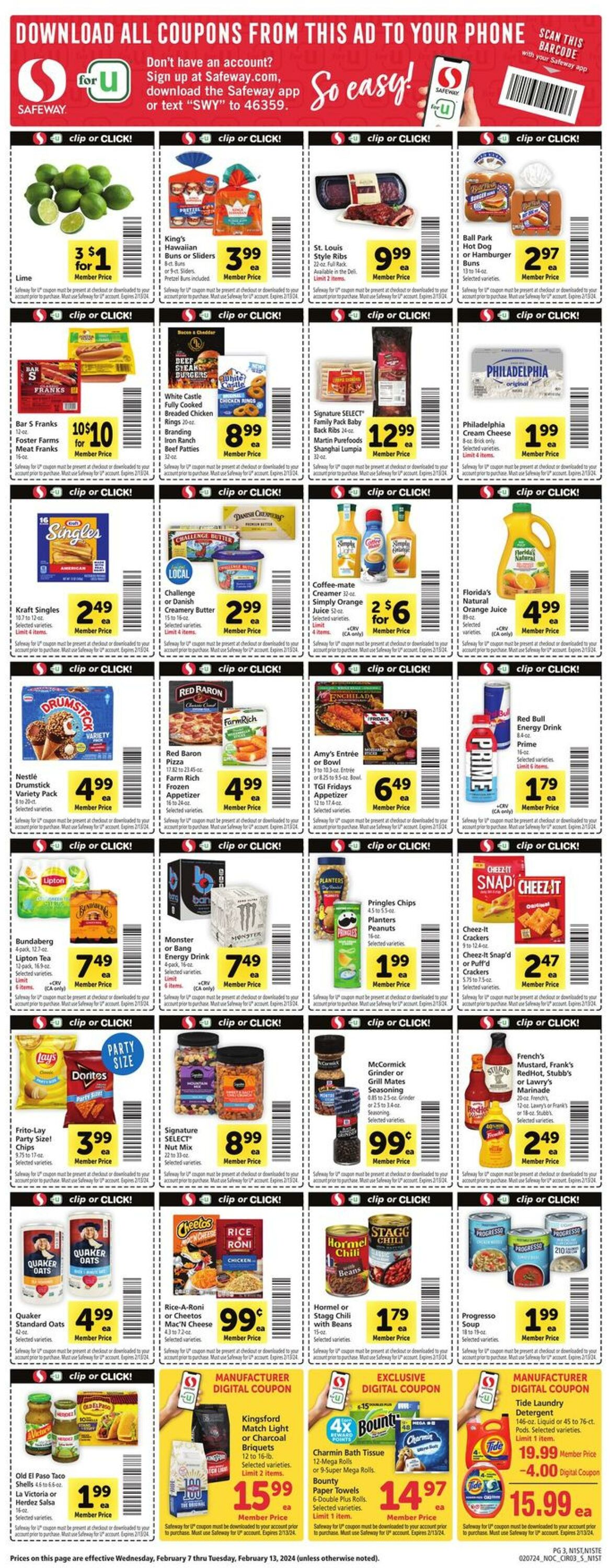 Catalogue Safeway from 02/07/2024