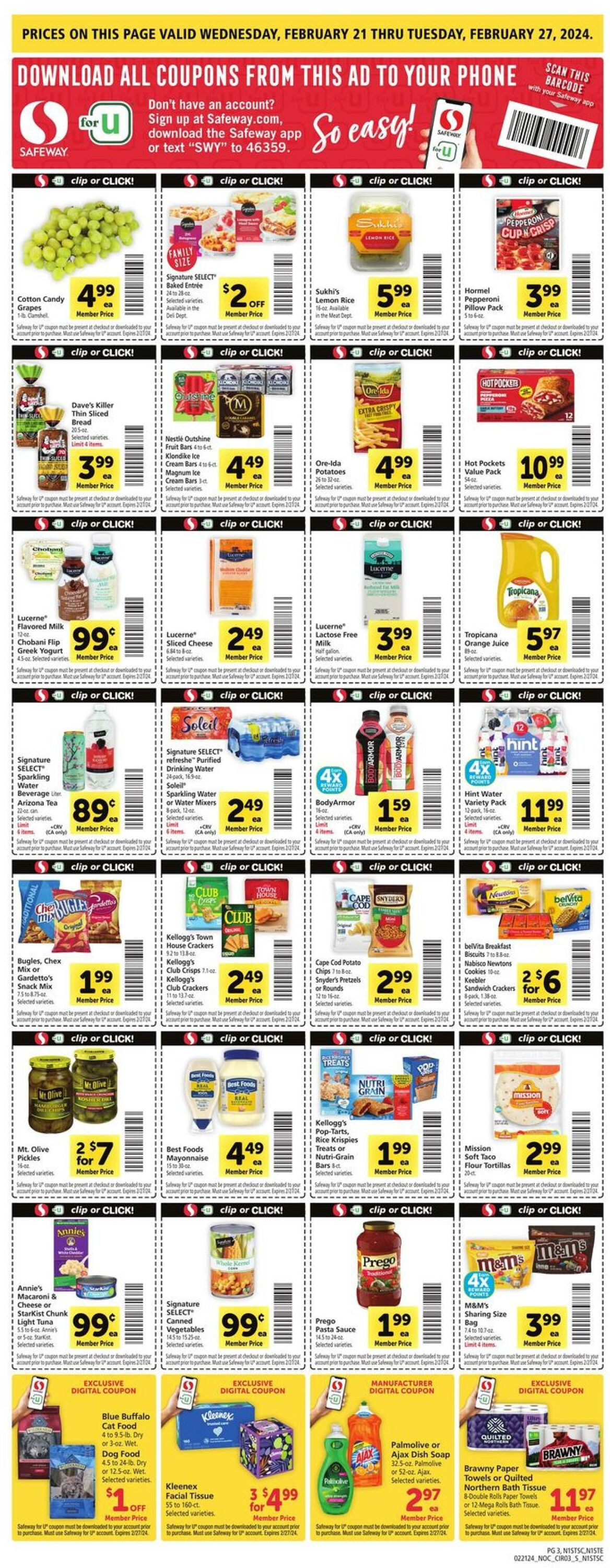 Catalogue Safeway from 02/21/2024