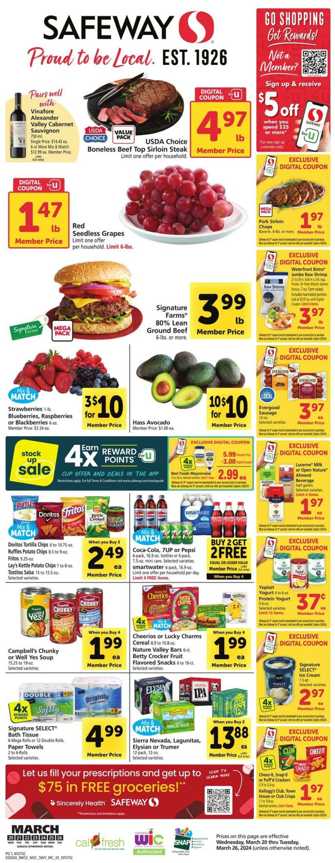 Catalogue Safeway from 03/20/2024