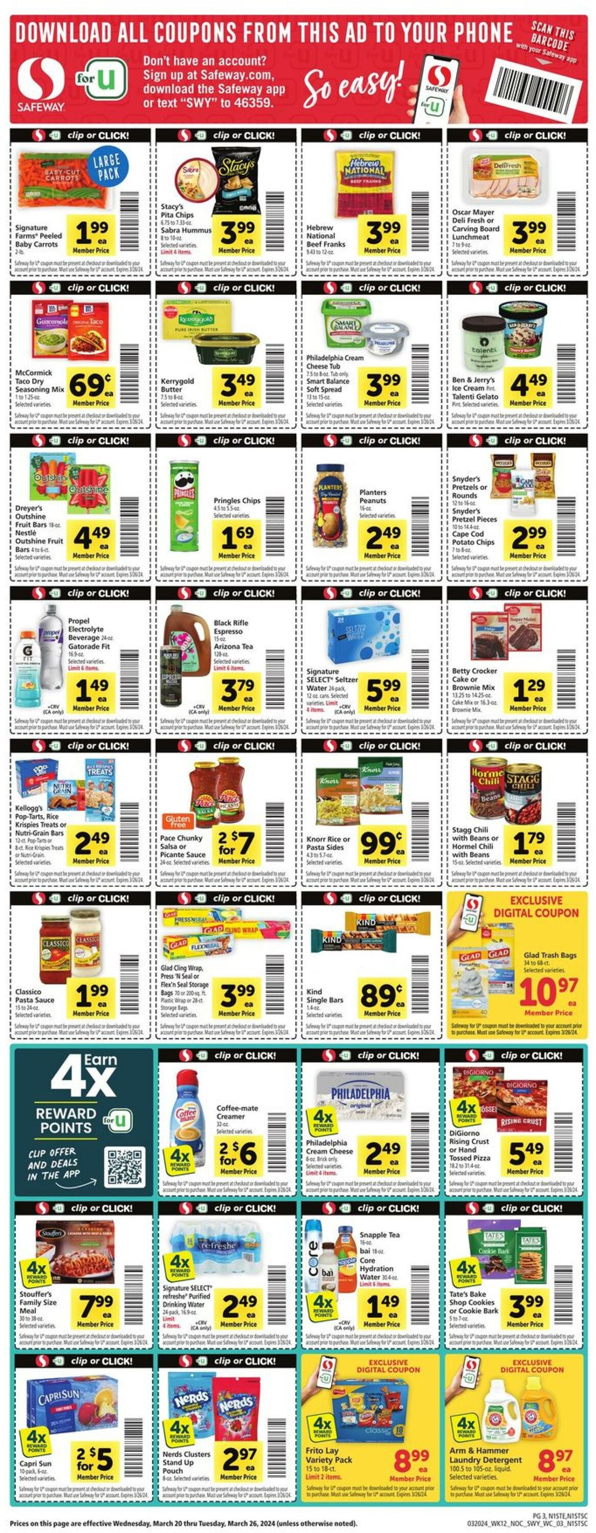 Catalogue Safeway from 03/20/2024