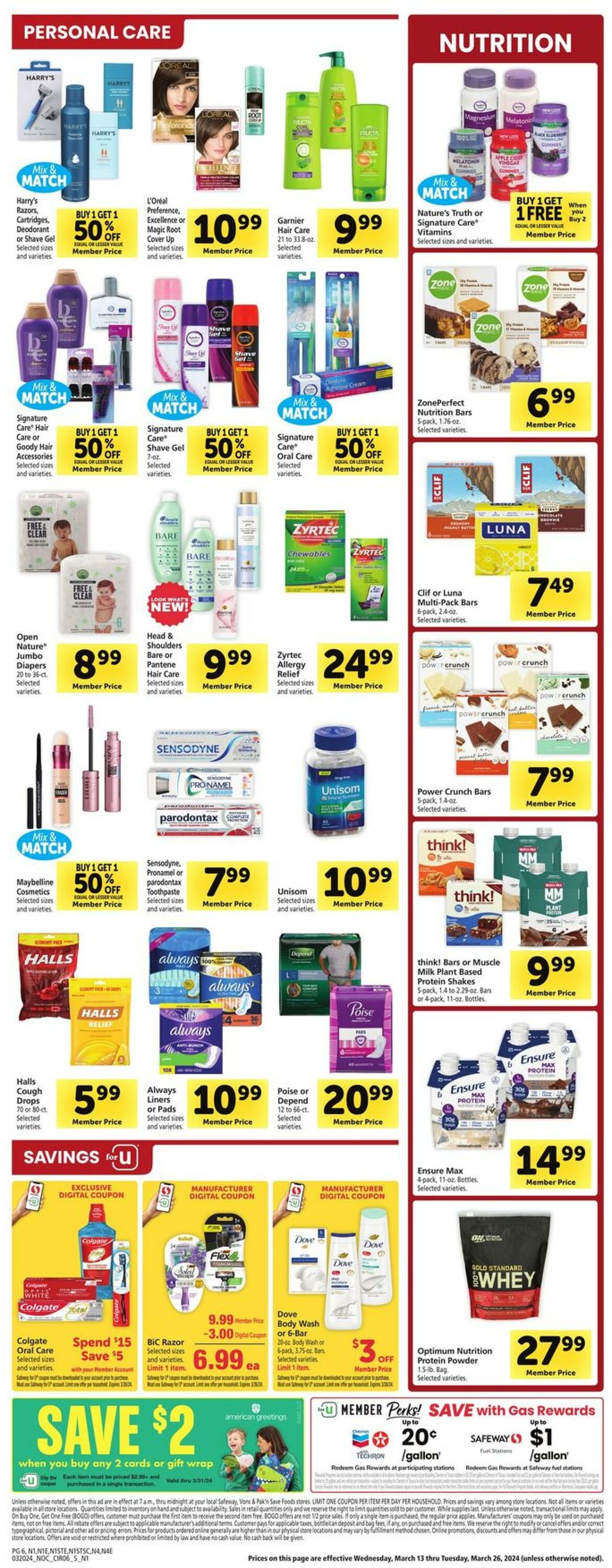 Catalogue Safeway from 03/20/2024