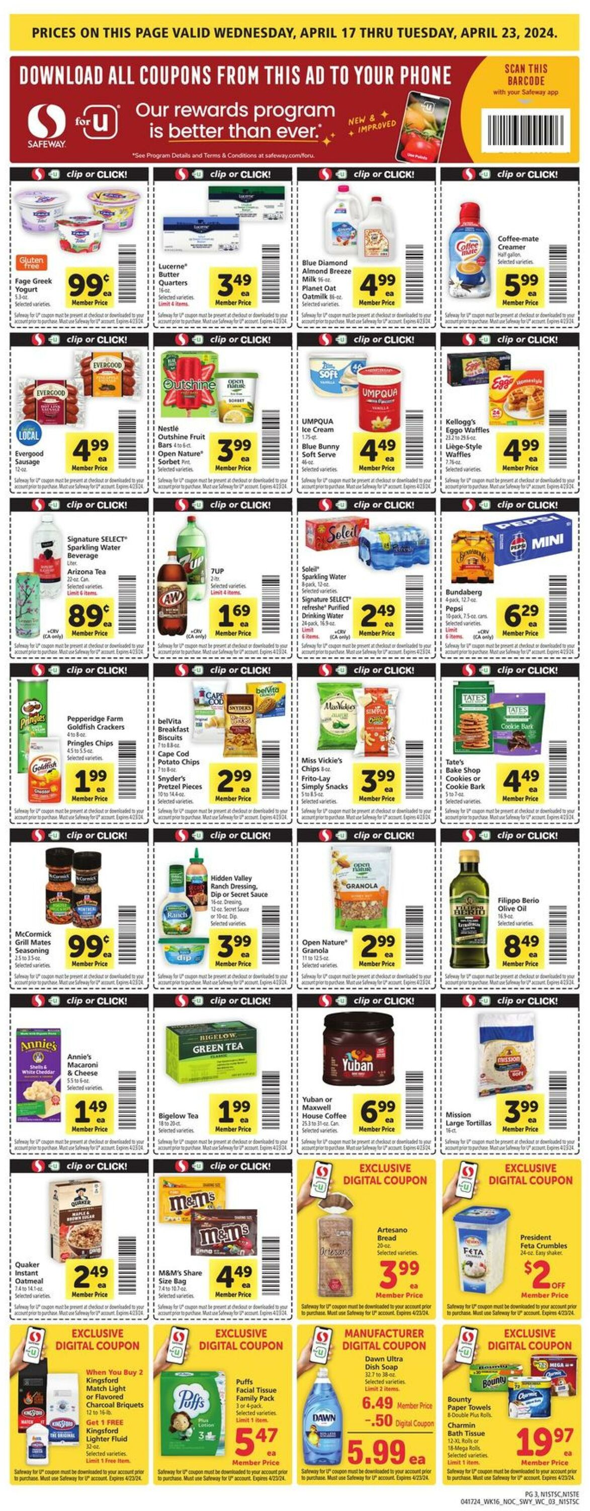 Catalogue Safeway from 04/17/2024