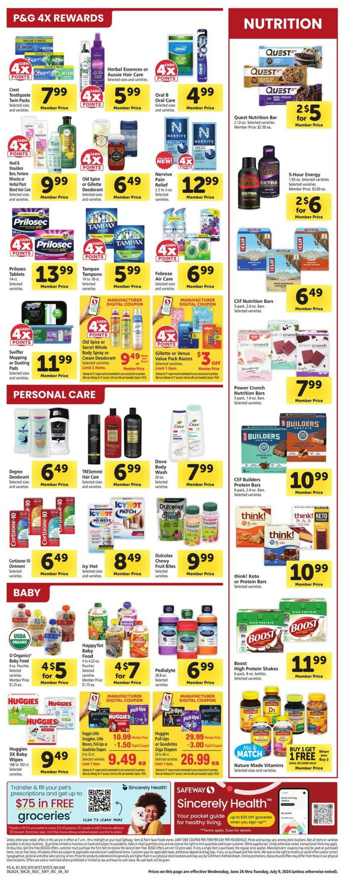 Catalogue Safeway from 06/26/2024