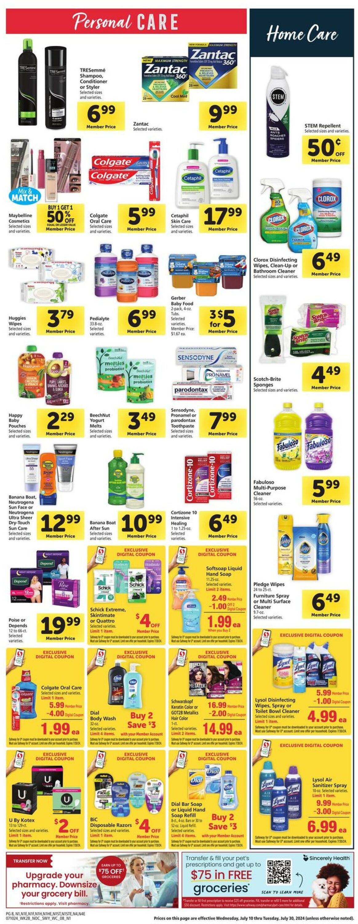 Catalogue Safeway from 07/10/2024