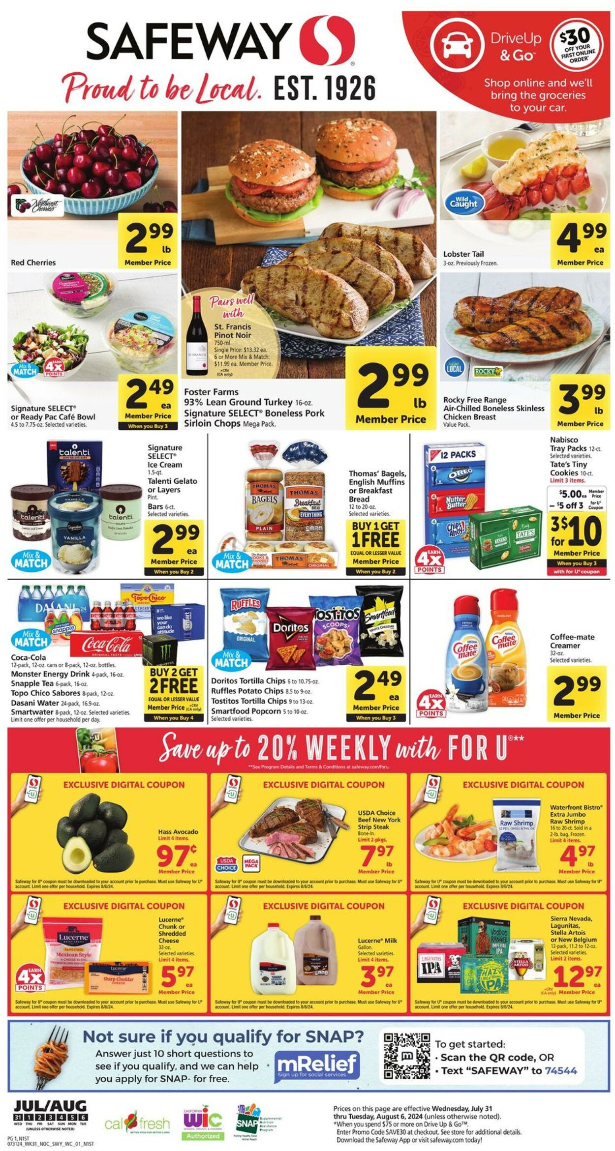 Catalogue Safeway from 07/31/2024