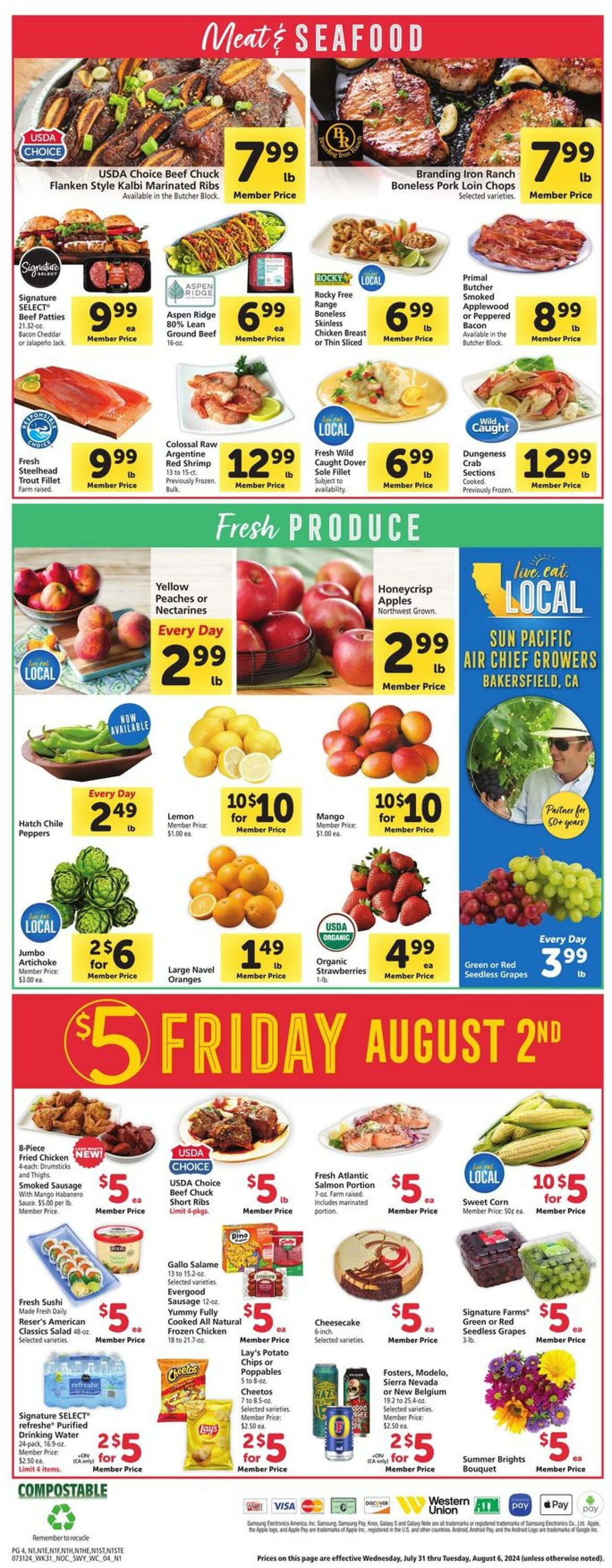 Catalogue Safeway from 07/31/2024