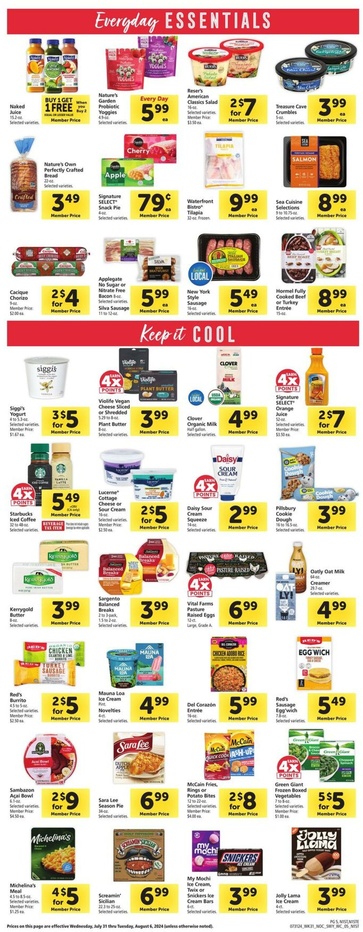 Catalogue Safeway from 07/31/2024