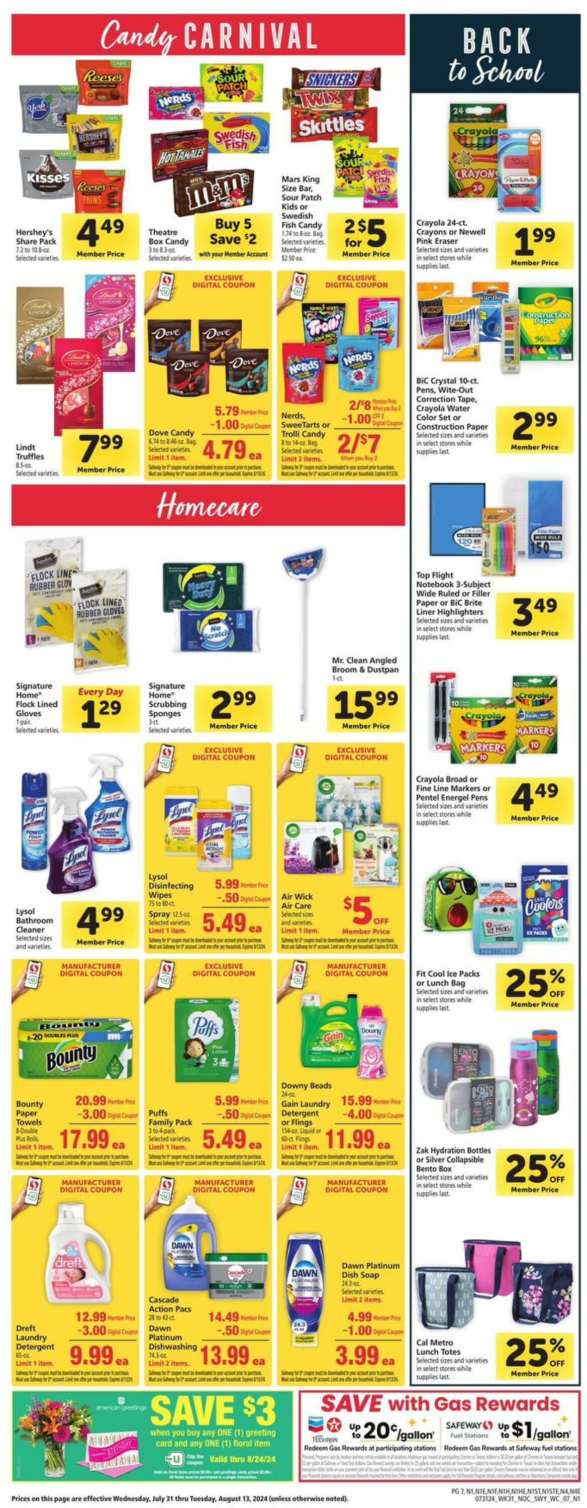 Catalogue Safeway from 07/31/2024