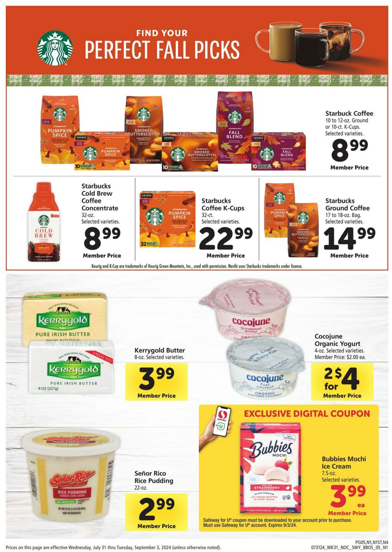 Catalogue Safeway from 07/31/2024