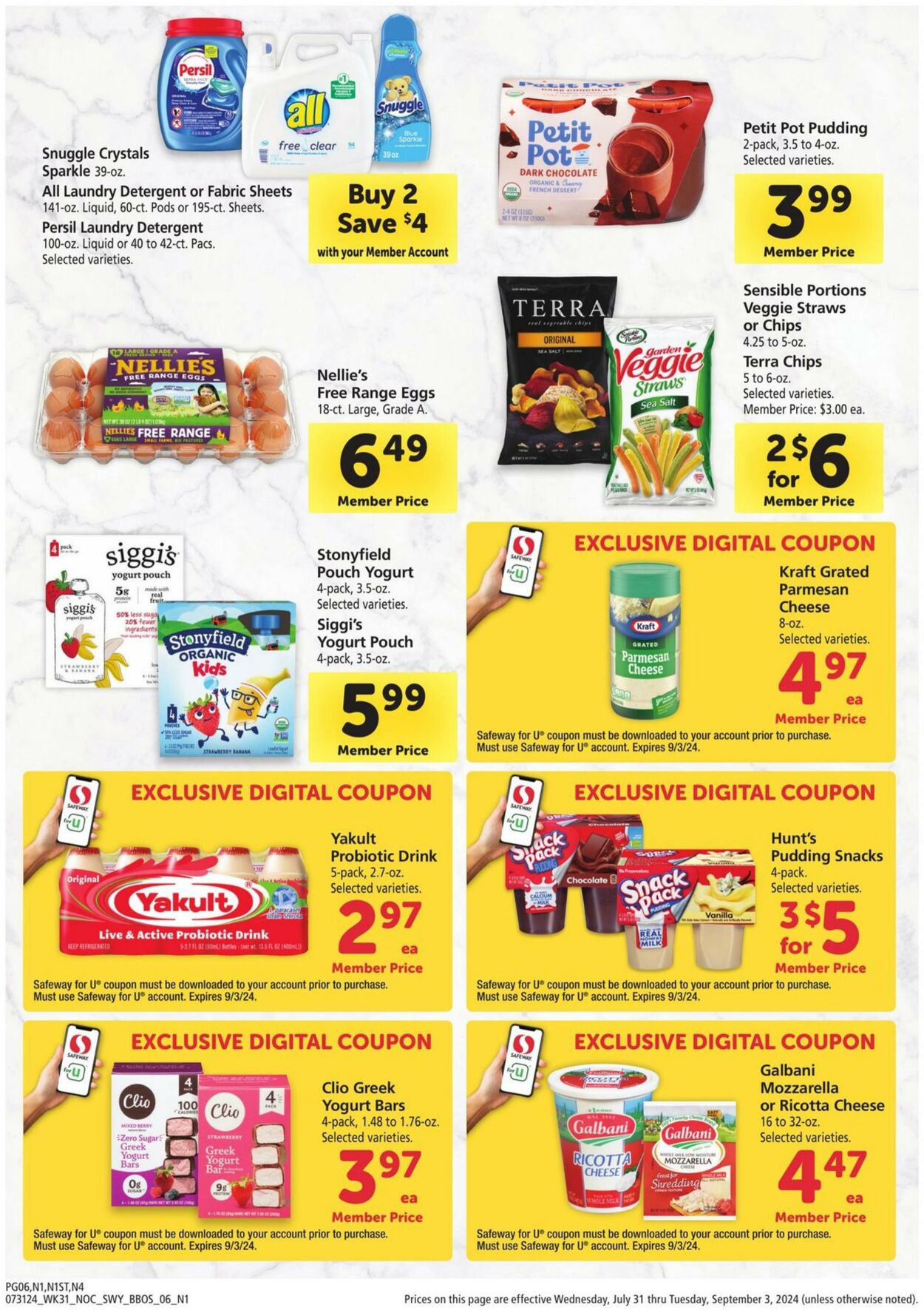 Catalogue Safeway from 07/31/2024