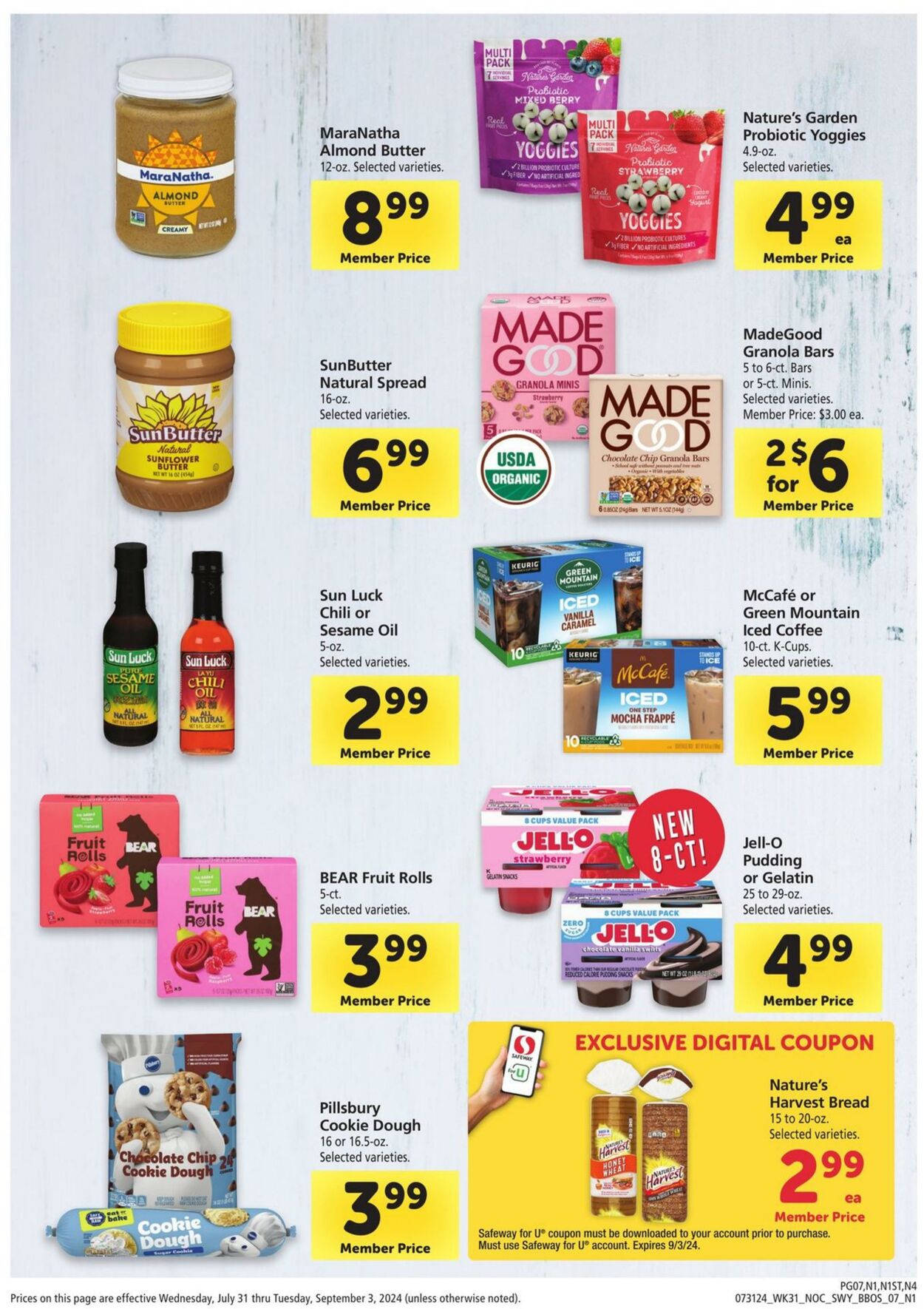 Catalogue Safeway from 07/31/2024