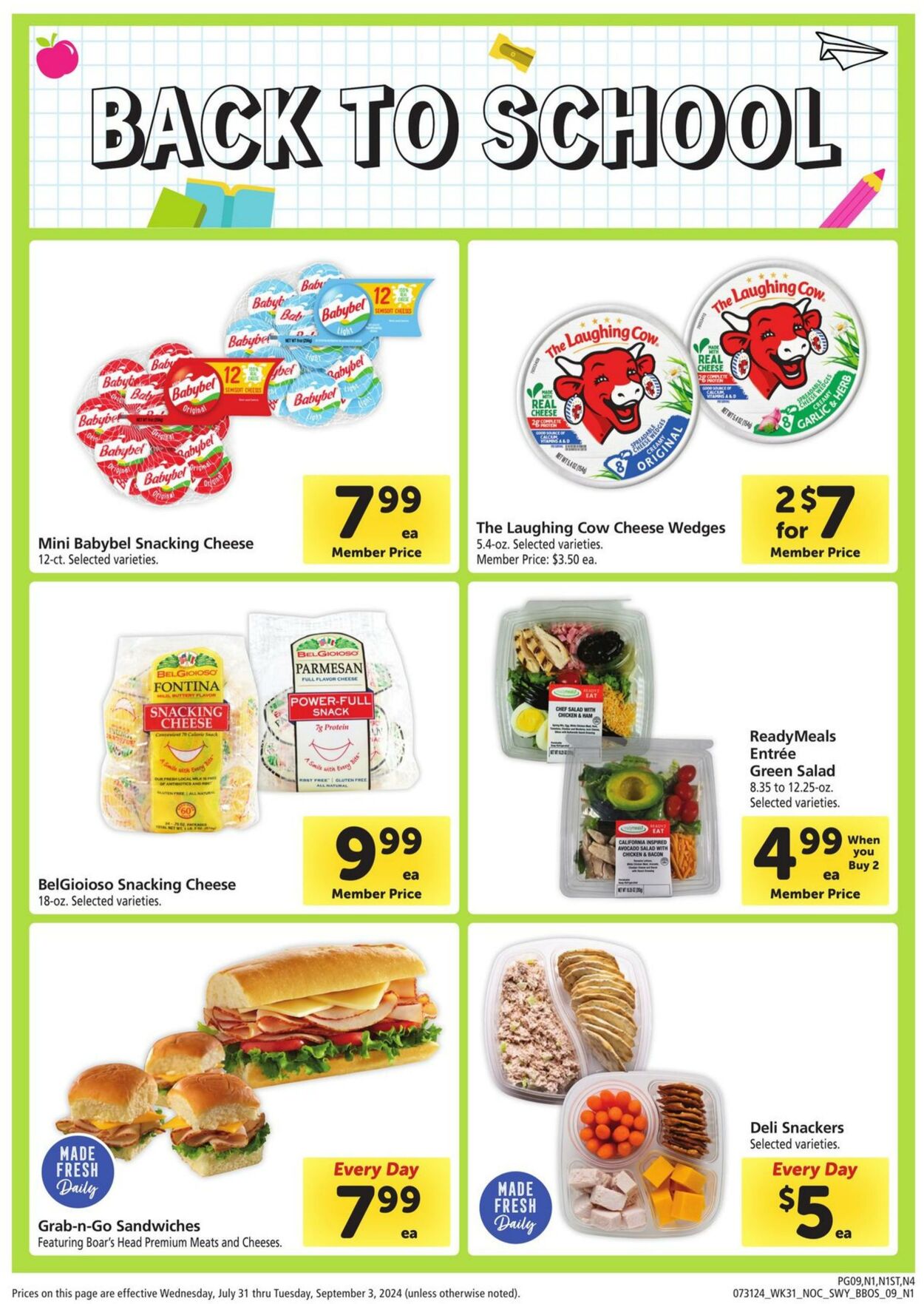 Catalogue Safeway from 07/31/2024