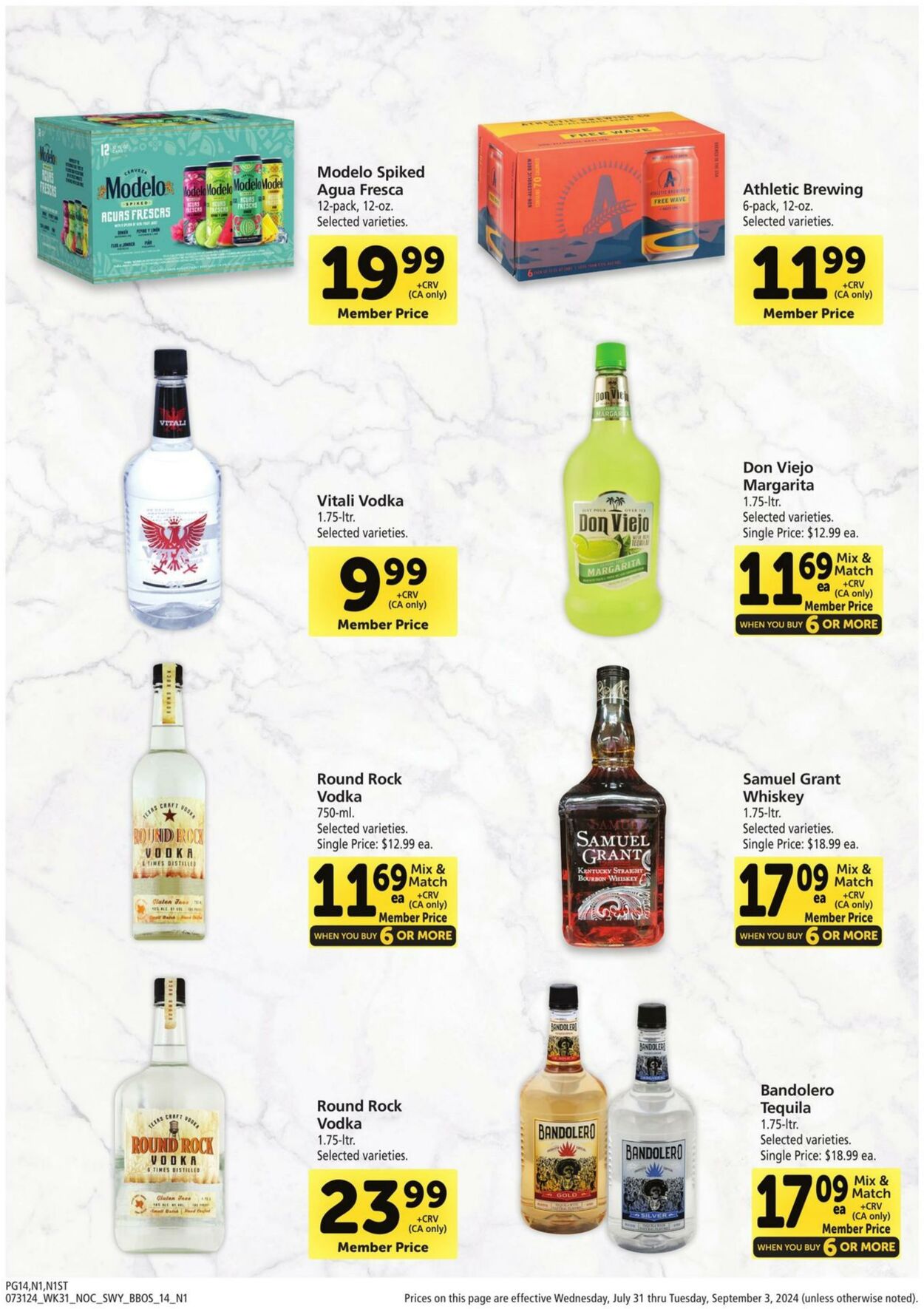 Catalogue Safeway from 07/31/2024