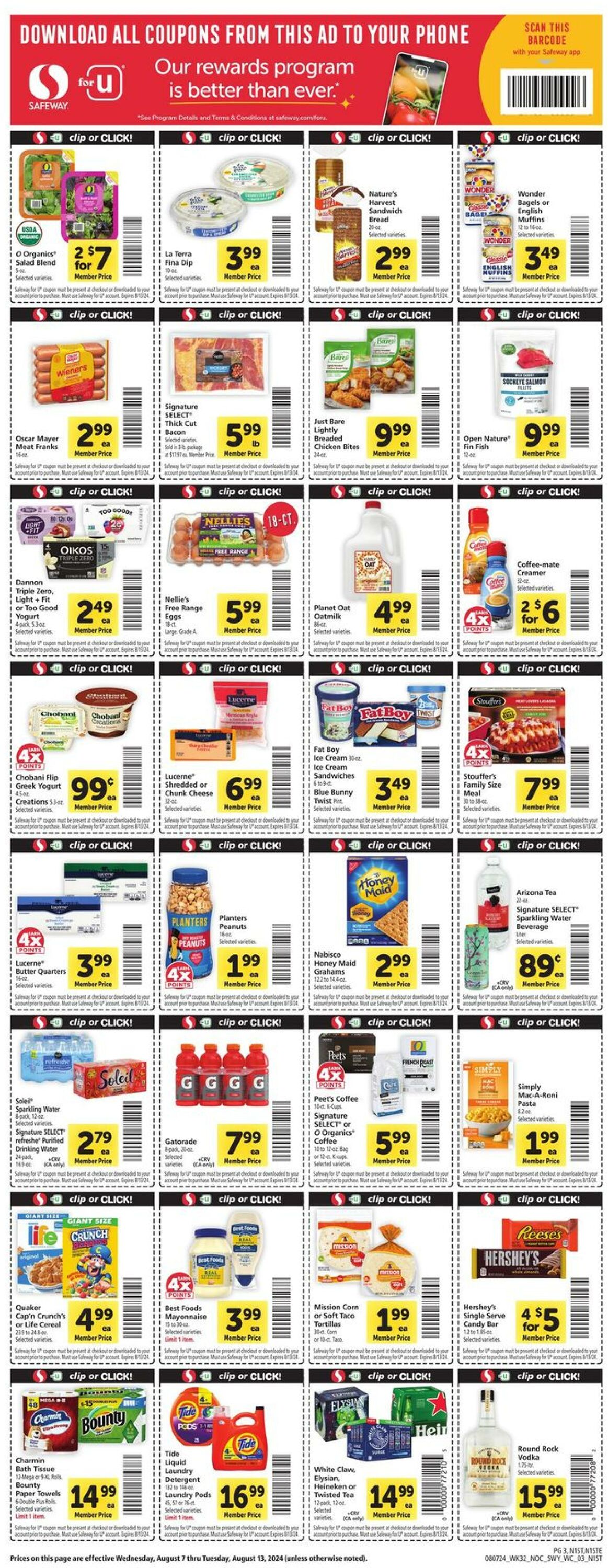 Catalogue Safeway from 08/07/2024