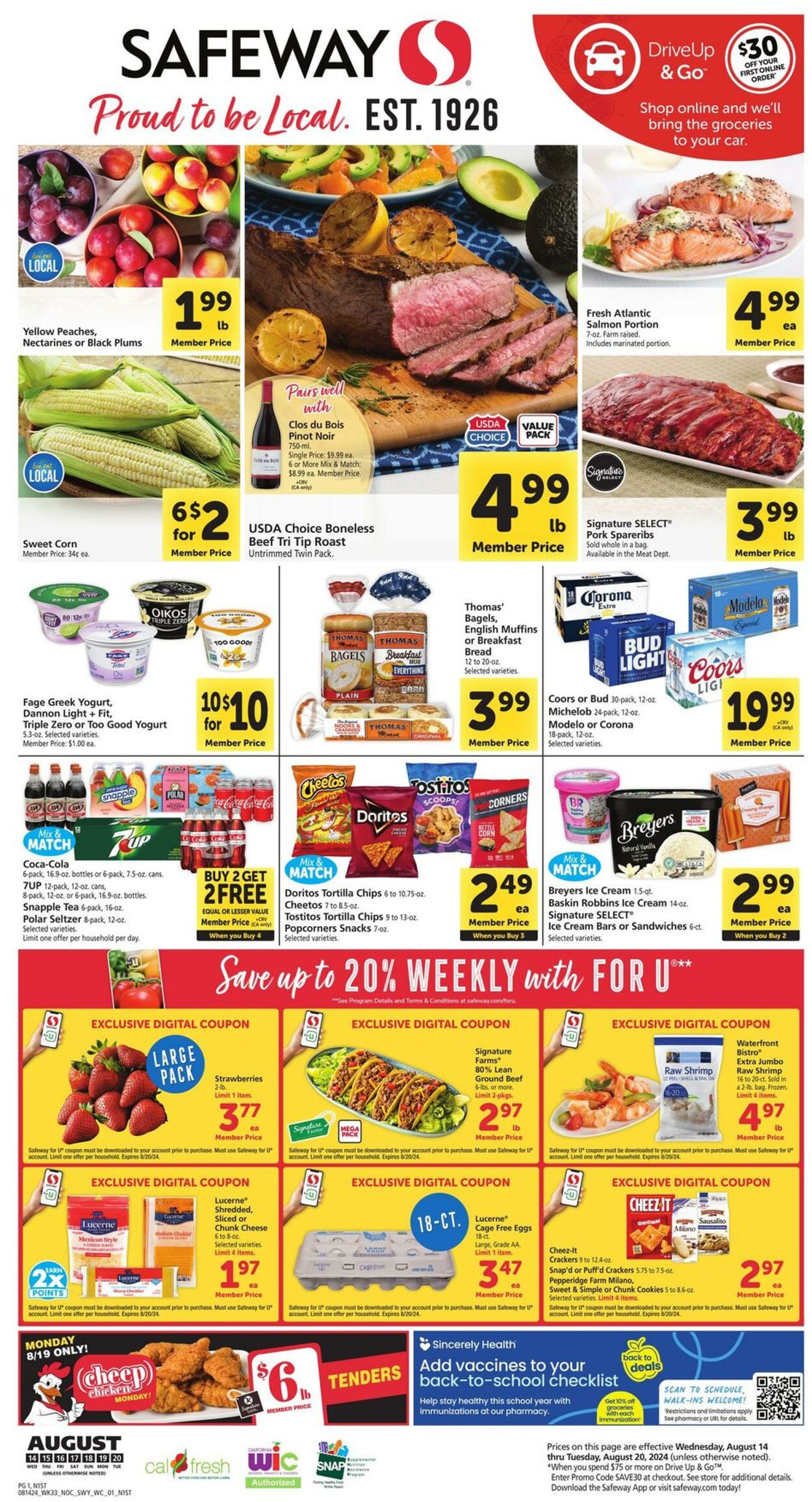 Catalogue Safeway from 08/14/2024