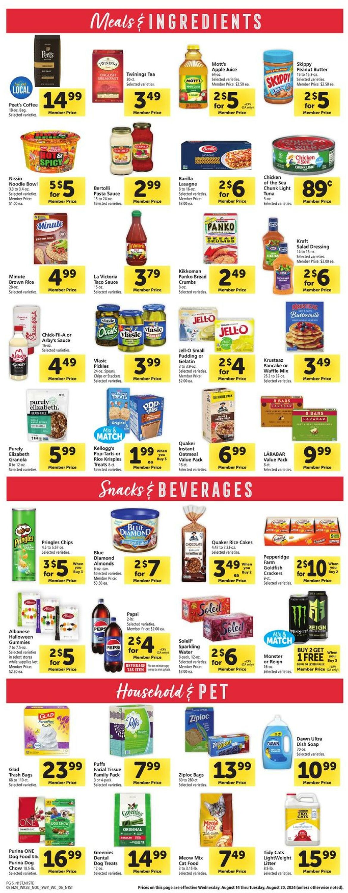 Catalogue Safeway from 08/14/2024