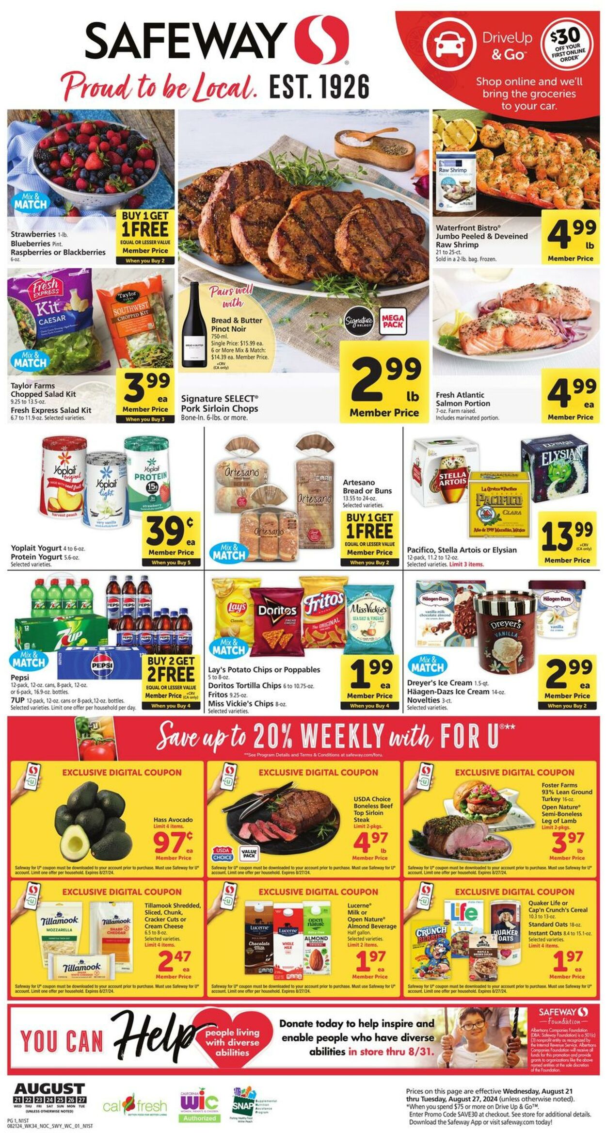 Catalogue Safeway from 08/21/2024