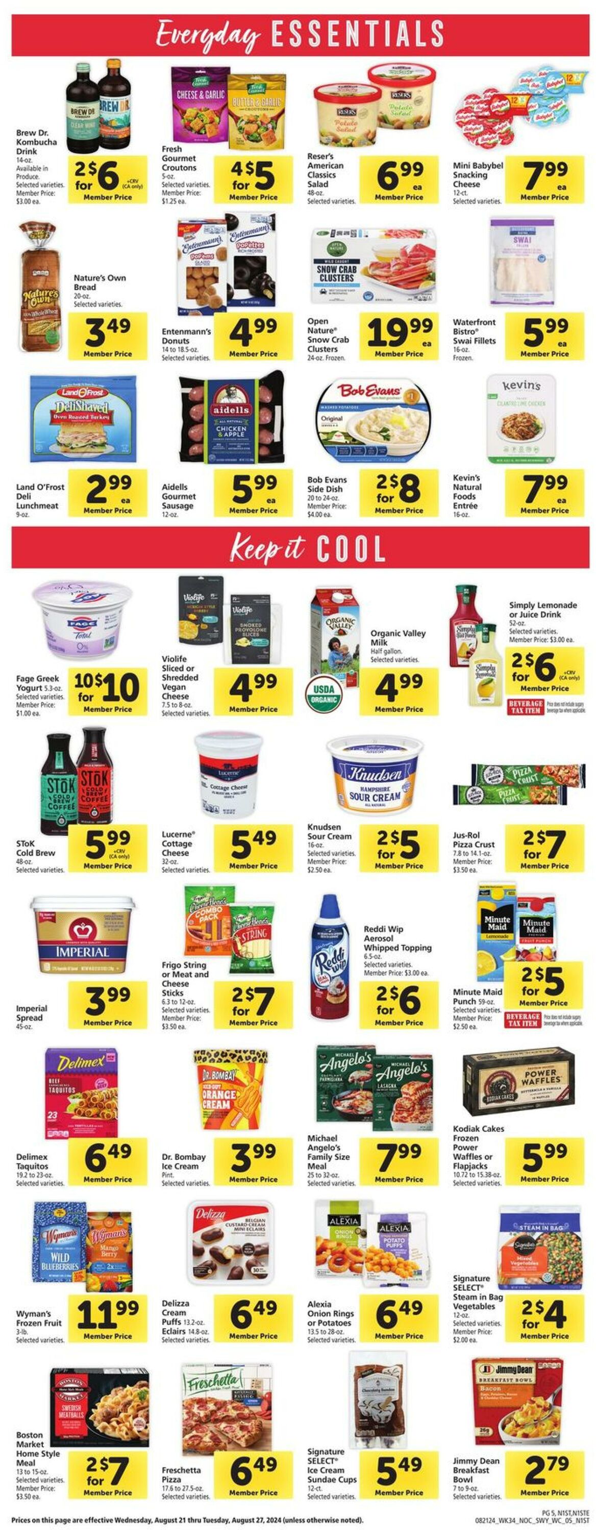 Catalogue Safeway from 08/21/2024