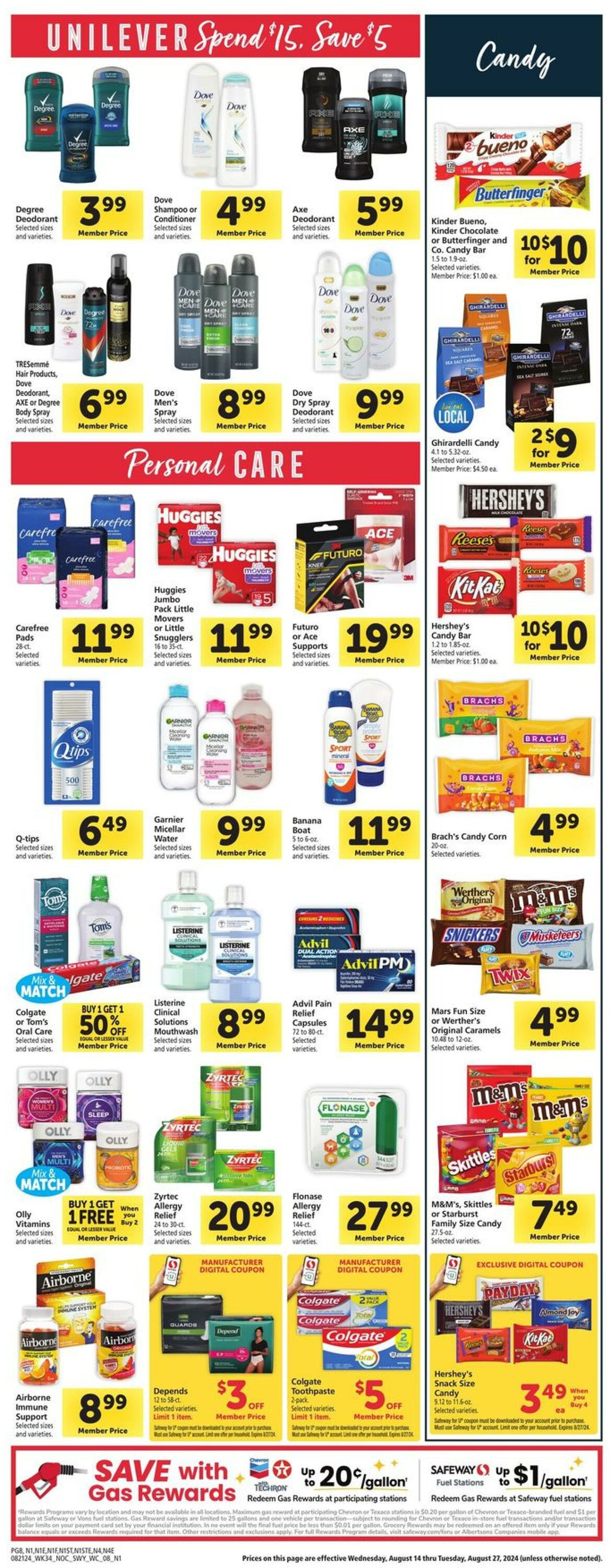 Catalogue Safeway from 08/21/2024