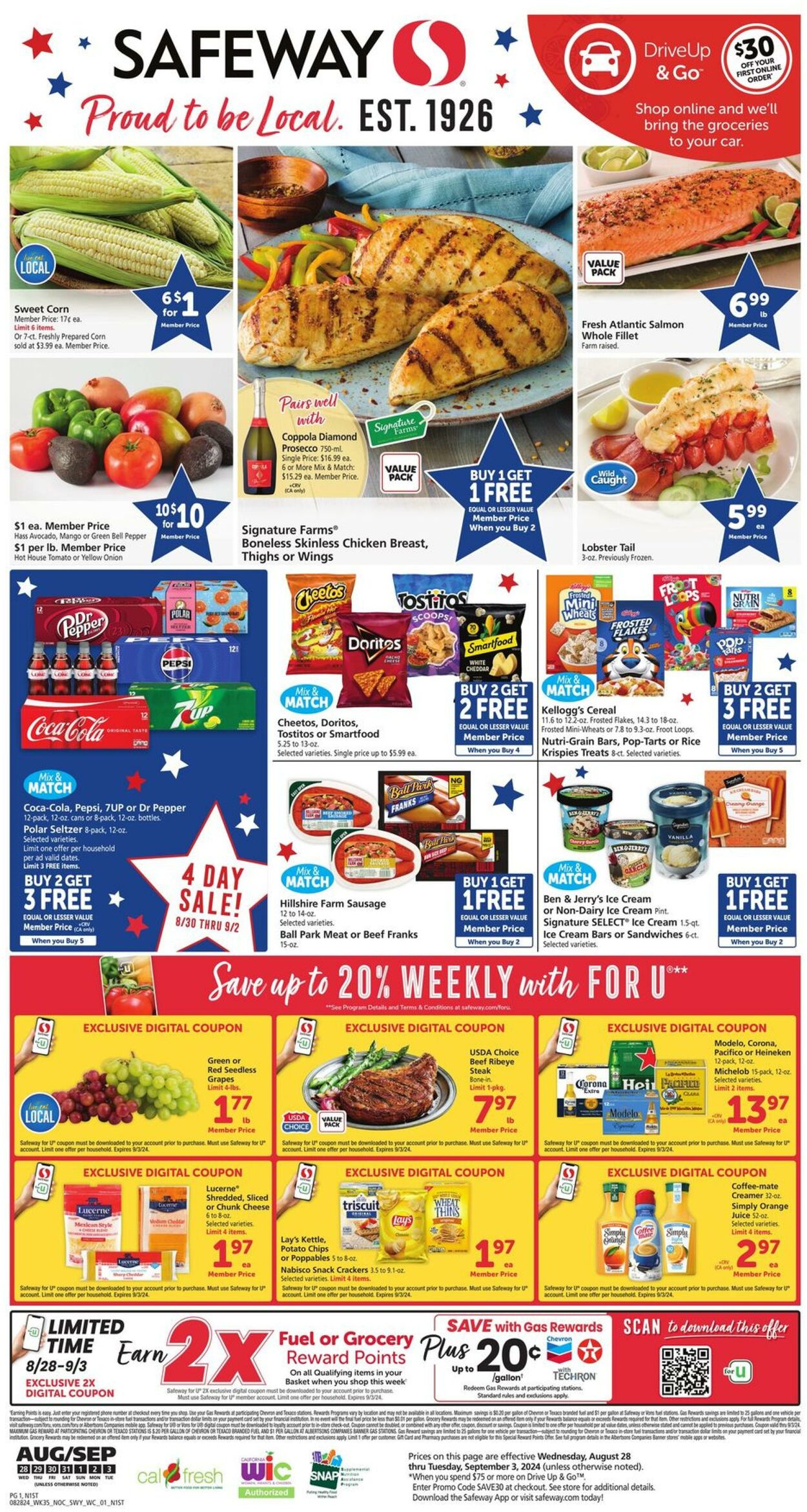 Catalogue Safeway from 08/28/2024