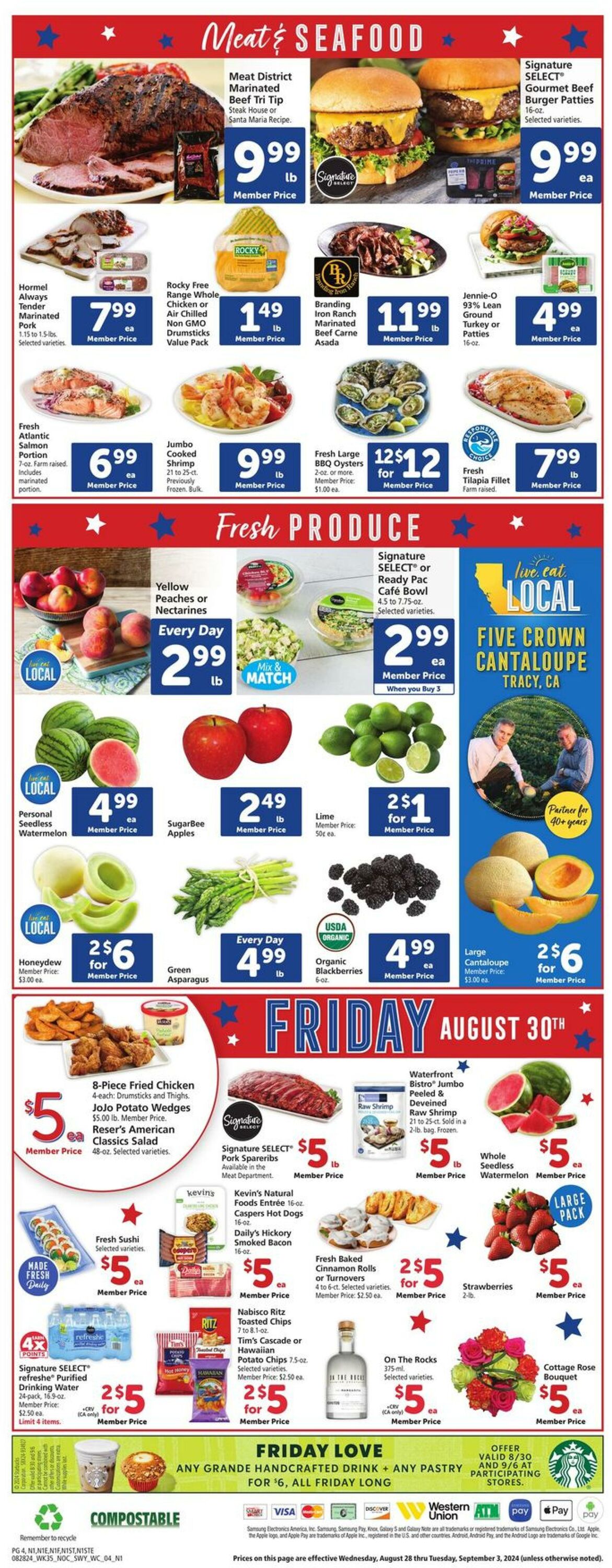 Catalogue Safeway from 08/28/2024