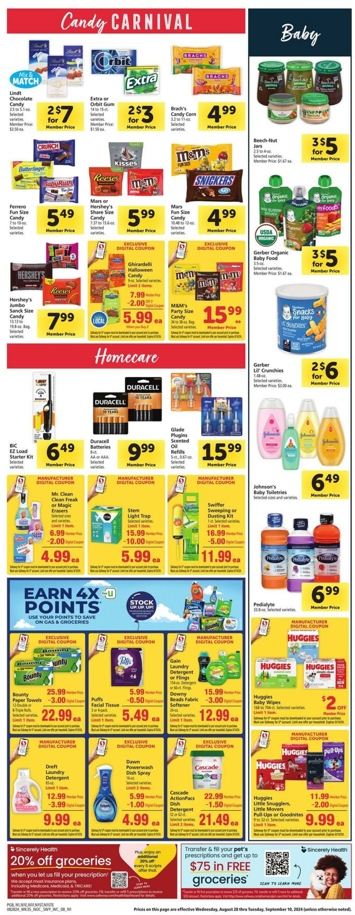 Catalogue Safeway from 08/28/2024